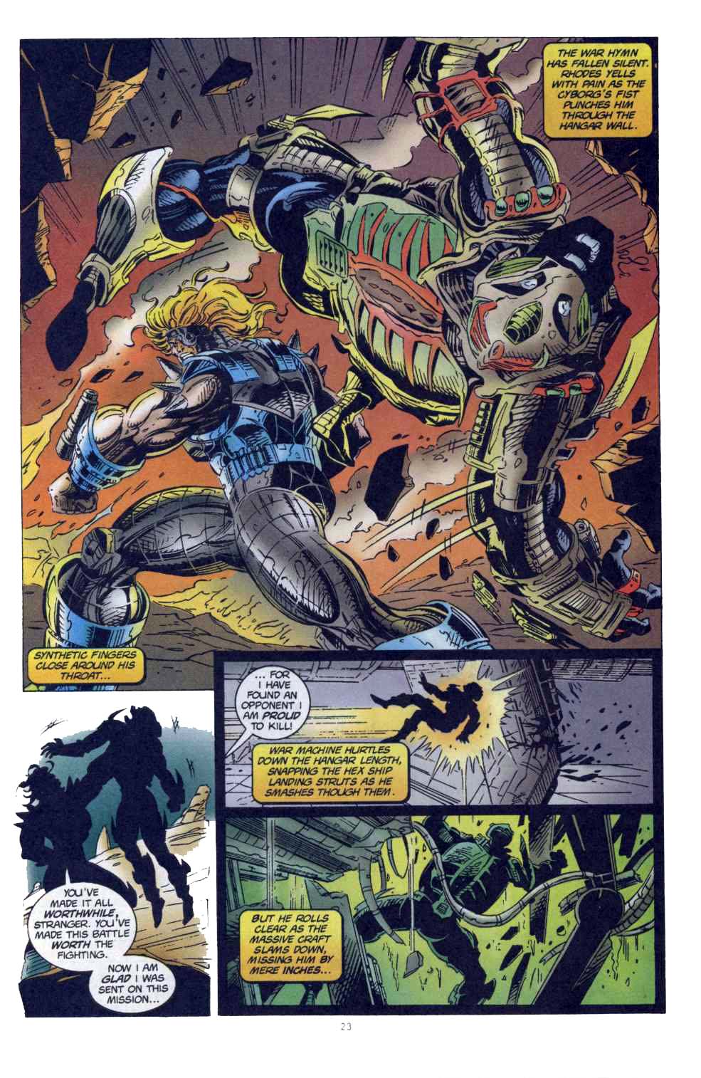 Read online War Machine (1994) comic -  Issue #21 - 17