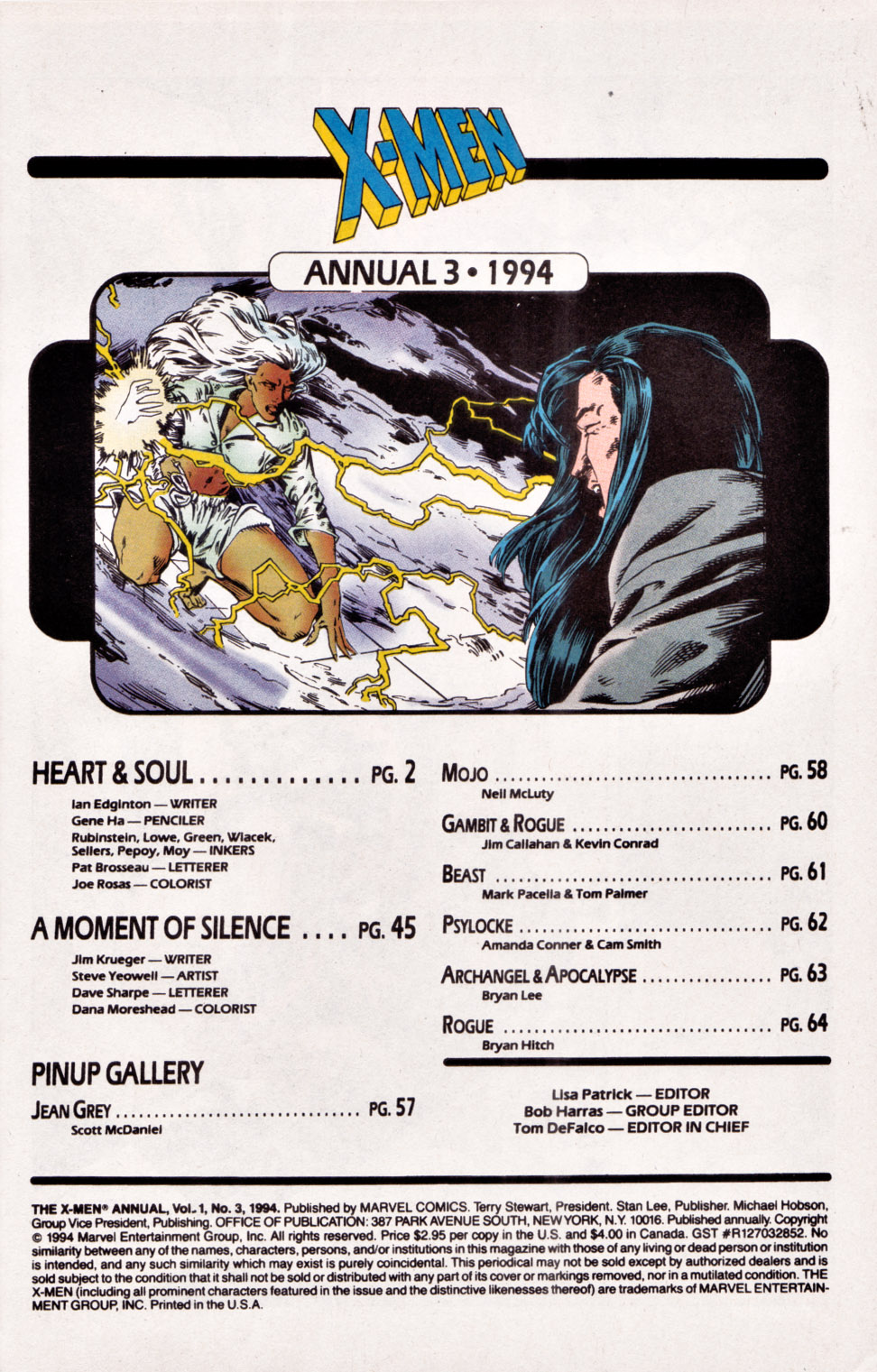 Read online X-Men (1991) comic -  Issue # Annual 3 - 3