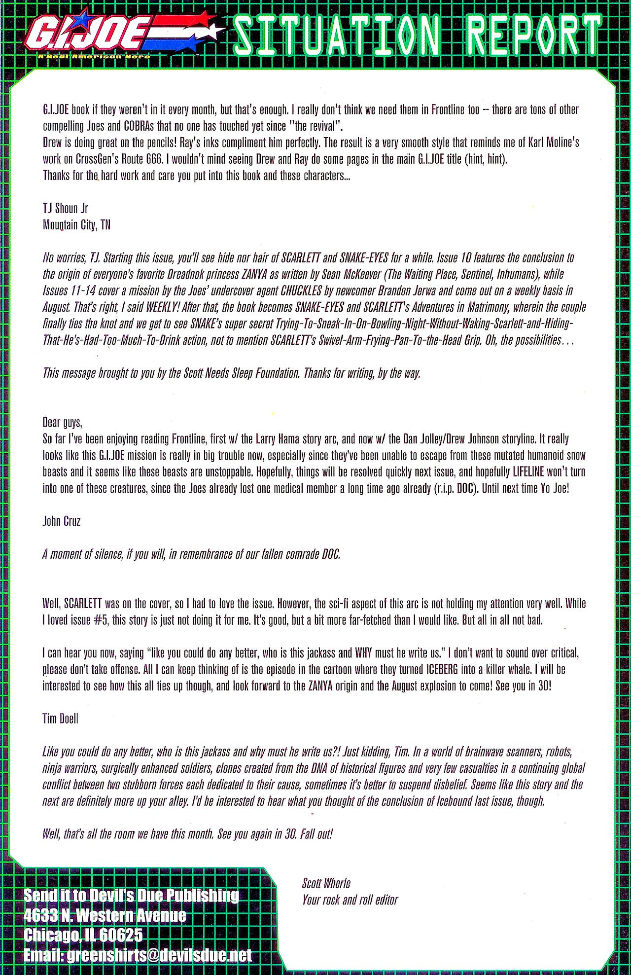 Read online G.I. Joe: Frontline comic -  Issue #9 - 28