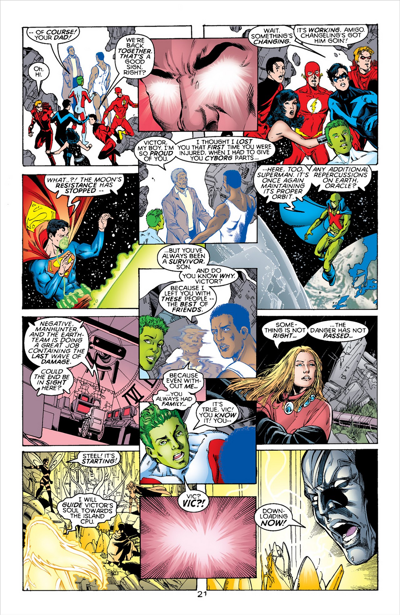 Read online JLA/Titans comic -  Issue #3 - 19