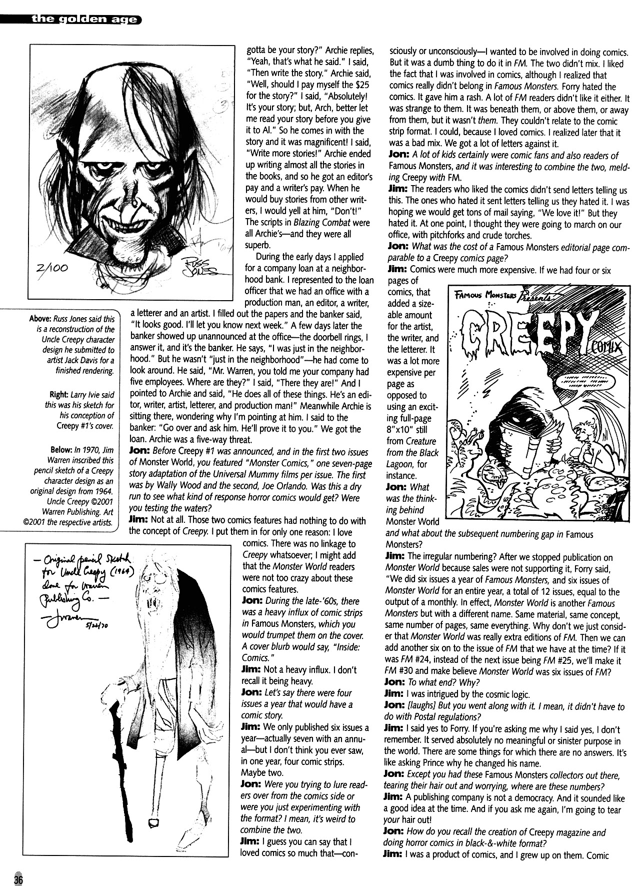 Read online Warren Companion comic -  Issue # TPB (Part 1) - 36