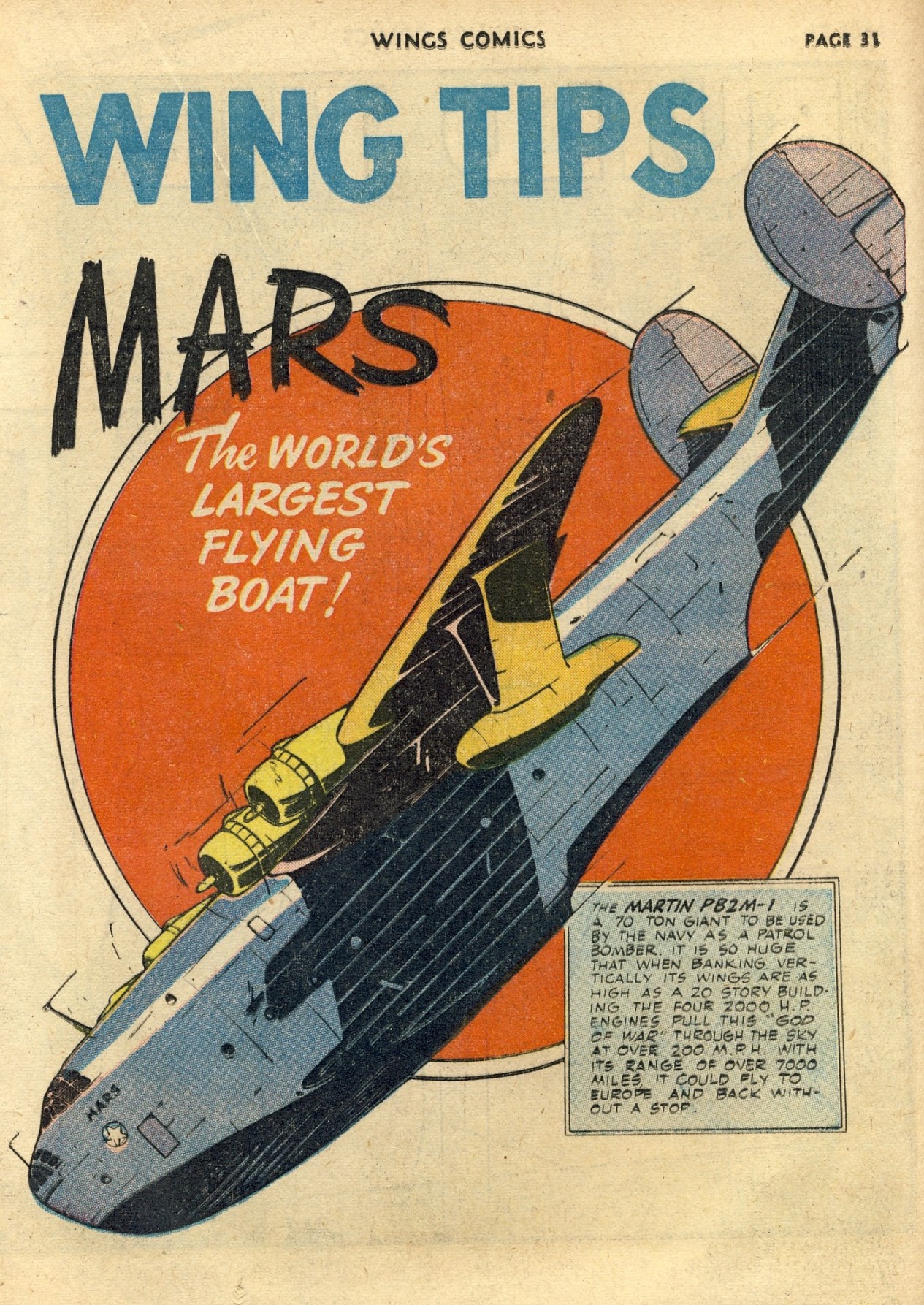 Read online Wings Comics comic -  Issue #33 - 33