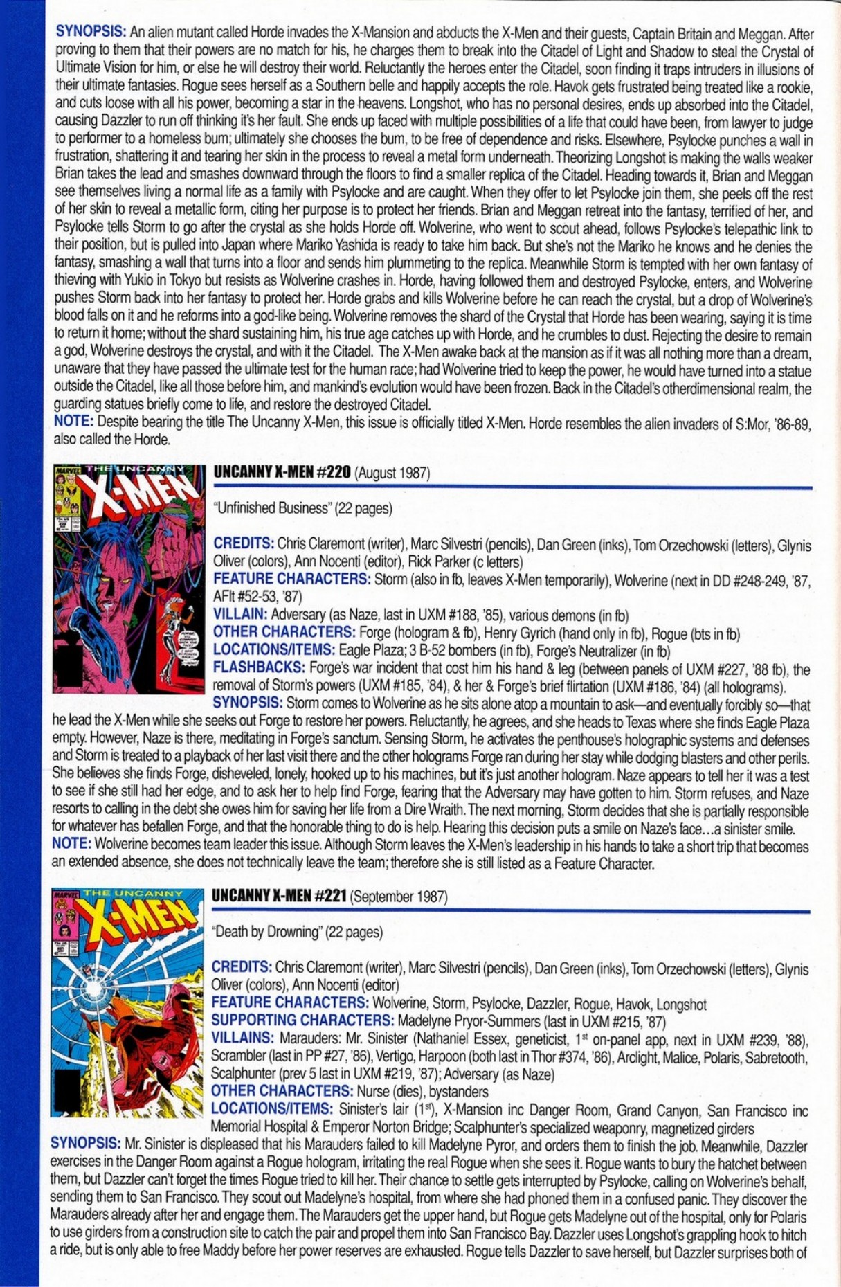 Read online Official Index to the Marvel Universe comic -  Issue #5 - 62