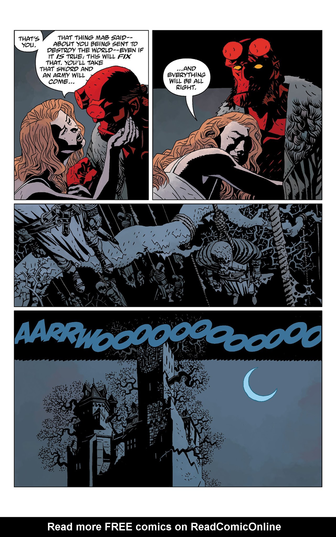 Read online Hellboy: The Wild Hunt comic -  Issue # TPB - 142