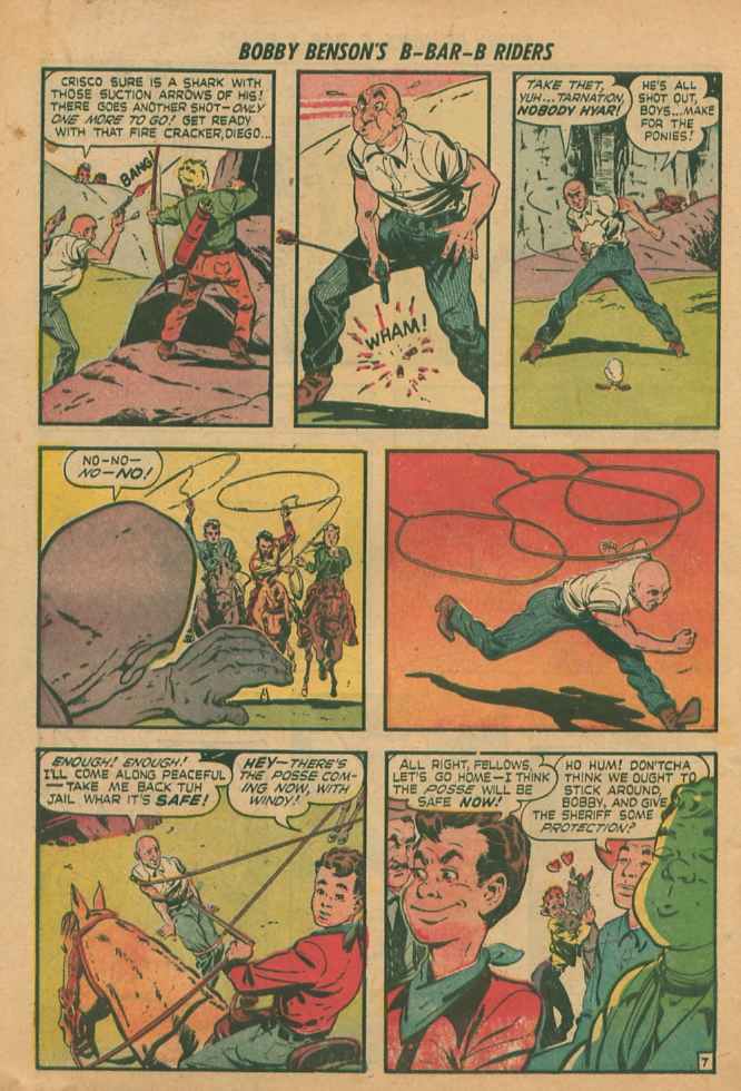 Read online Bobby Benson's B-Bar-B Riders comic -  Issue #4 - 34