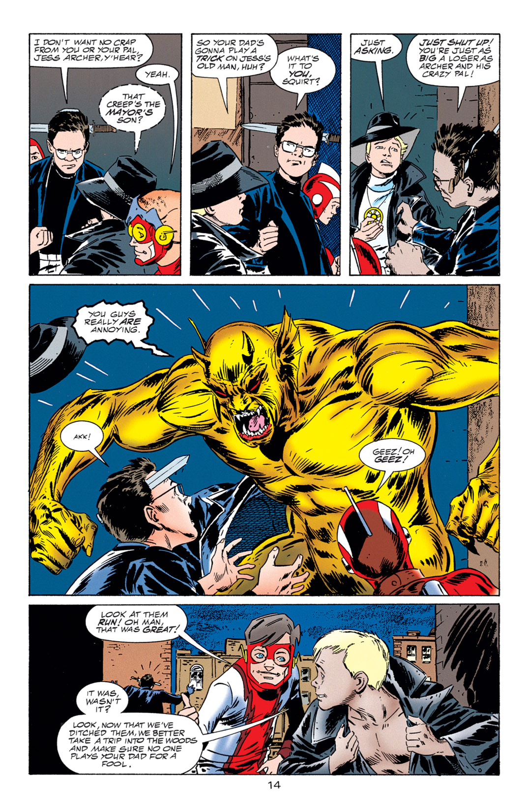 Read online Resurrection Man (1997) comic -  Issue #8 - 15