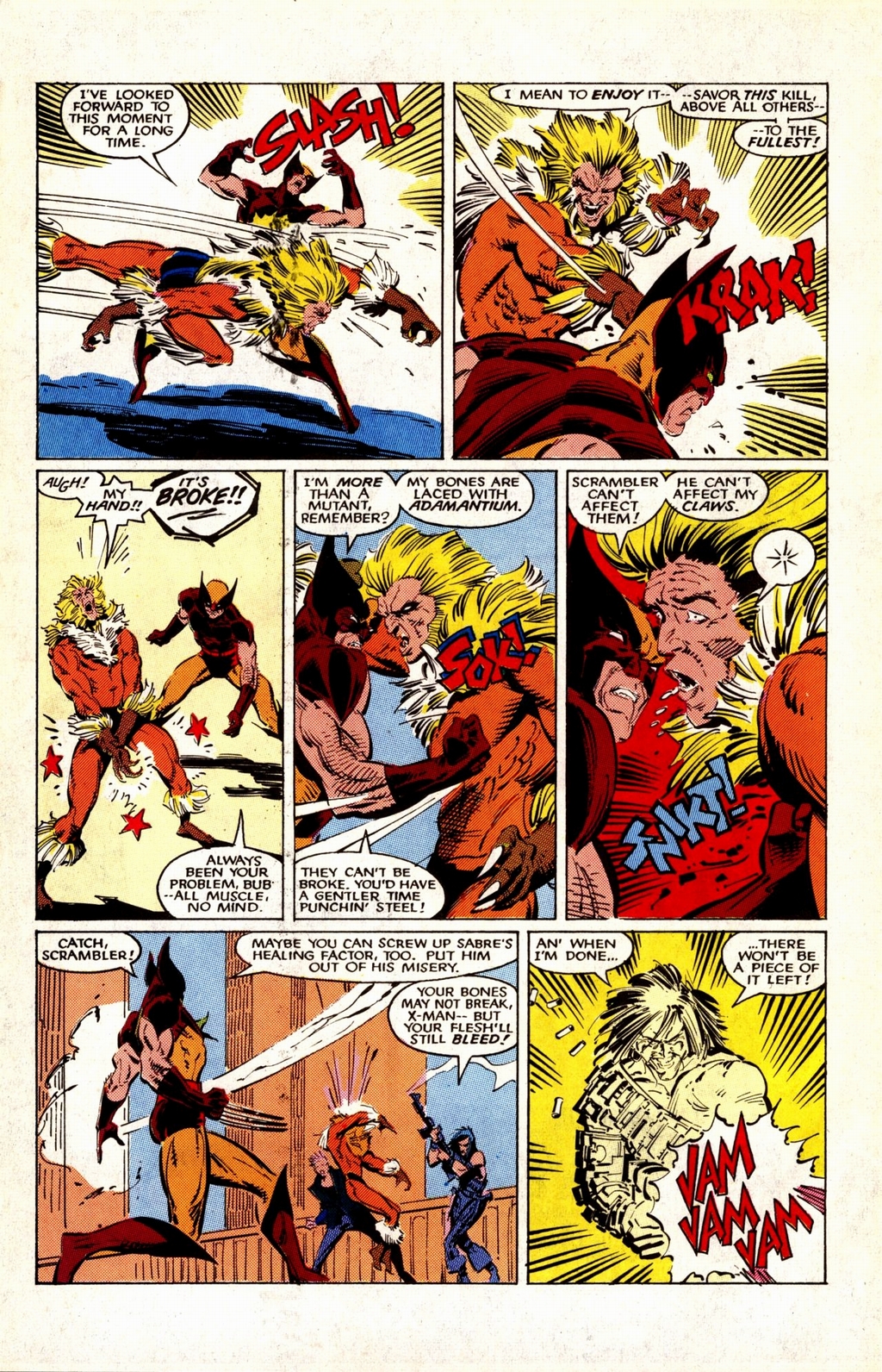 Read online Sabretooth Classic comic -  Issue #15 - 21