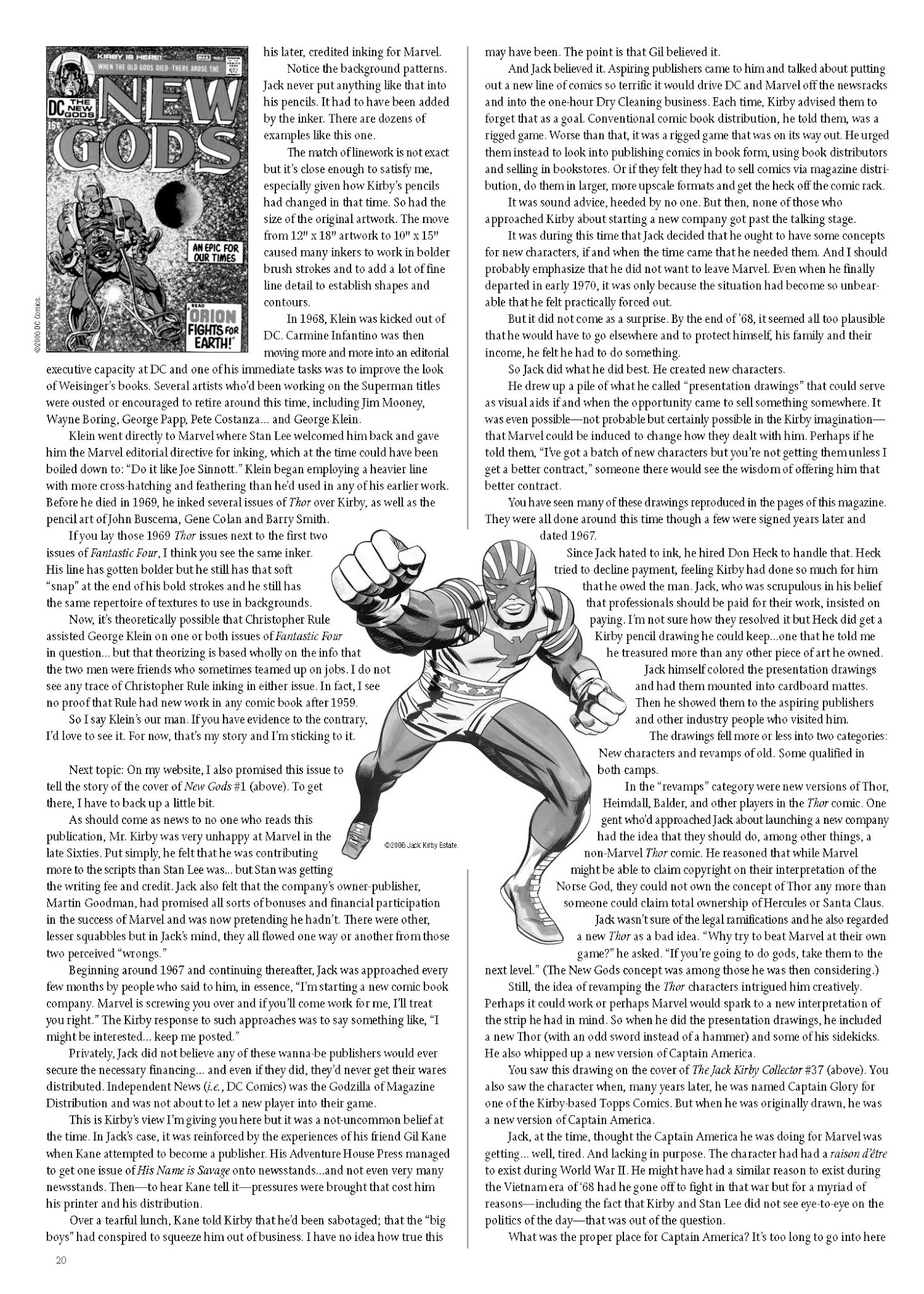 Read online The Jack Kirby Collector comic -  Issue #47 - 21