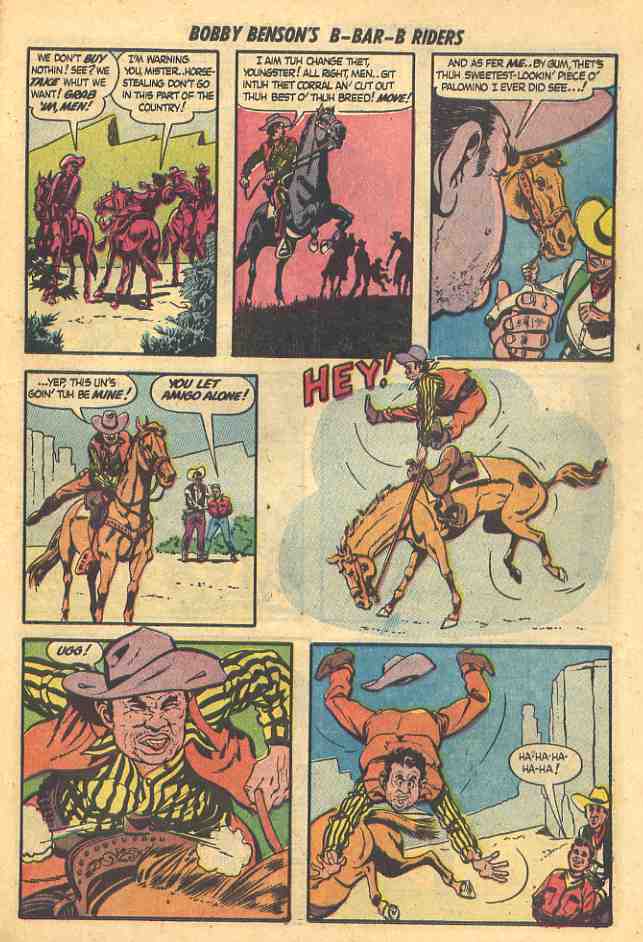 Read online Bobby Benson's B-Bar-B Riders comic -  Issue #5 - 29
