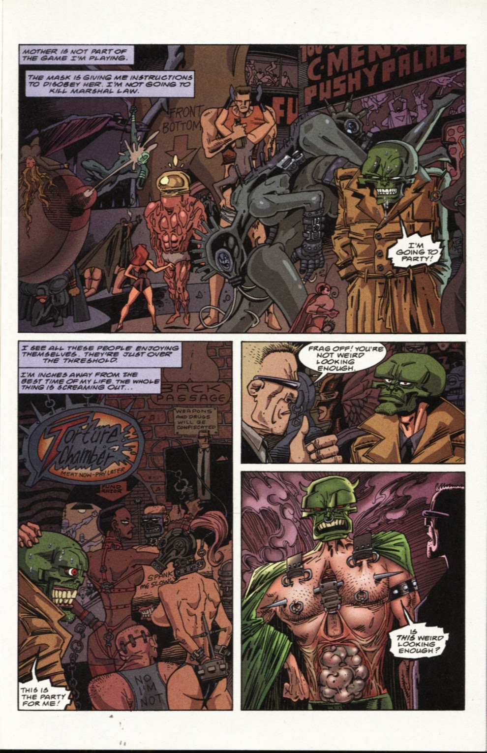 Read online The Mask/Marshal Law comic -  Issue #2 - 9