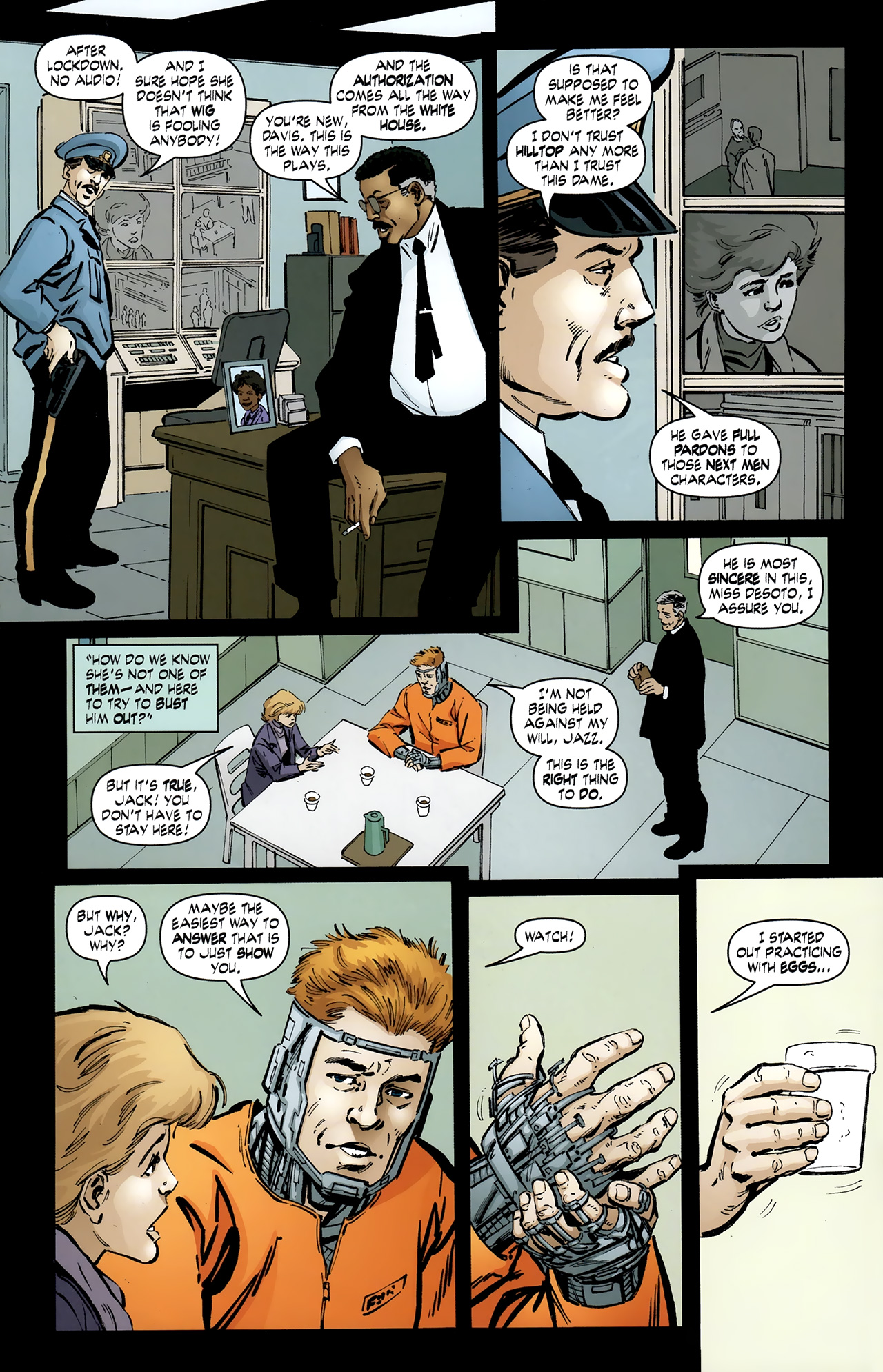 Read online John Byrne's Next Men (2010) comic -  Issue #4 - 4