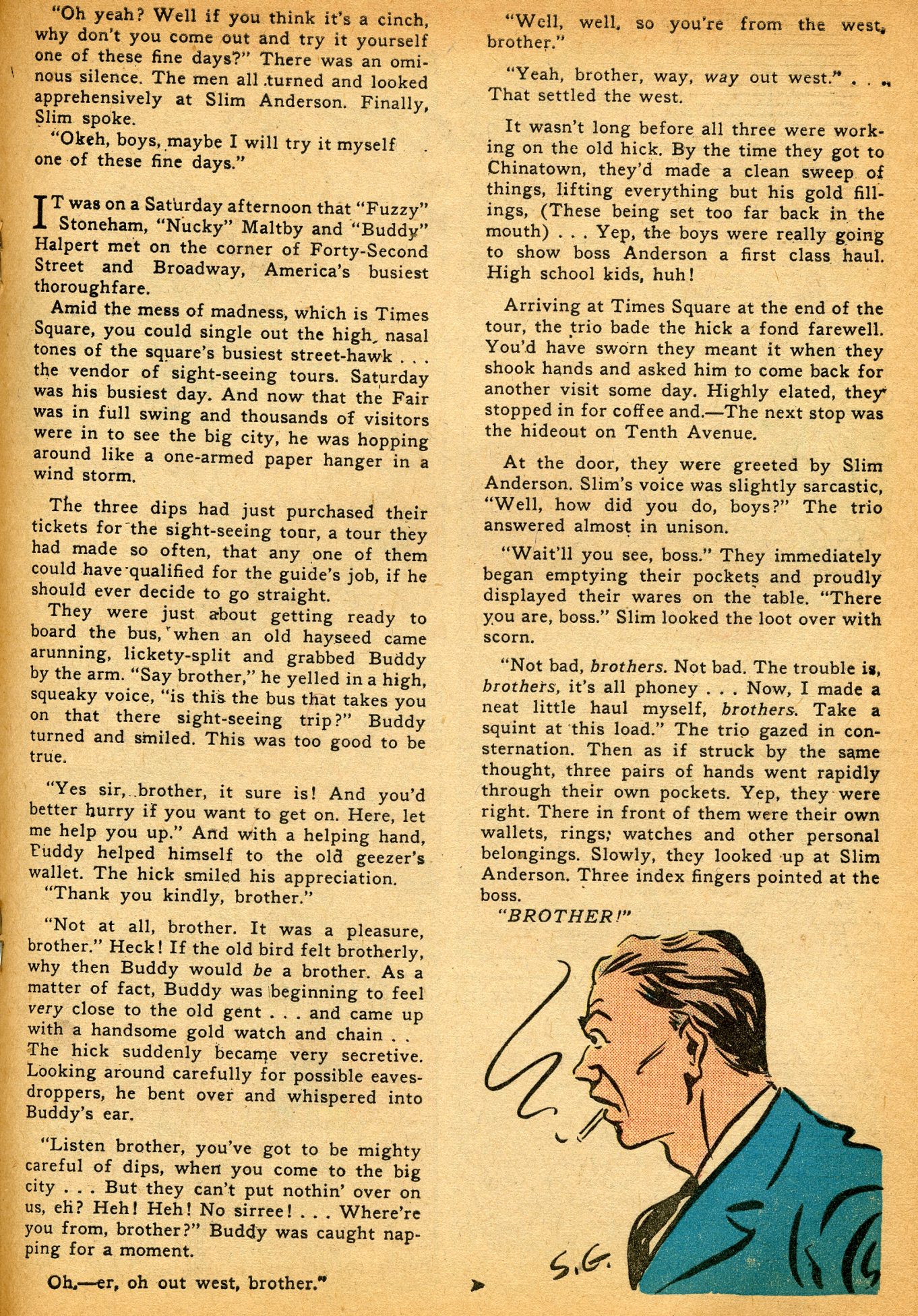 Read online Keen Detective Funnies comic -  Issue #16 - 35