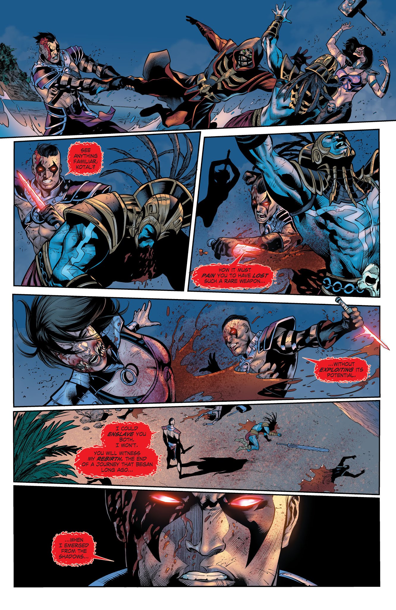 Read online Mortal Kombat X [I] comic -  Issue # _TPB 3 - 30