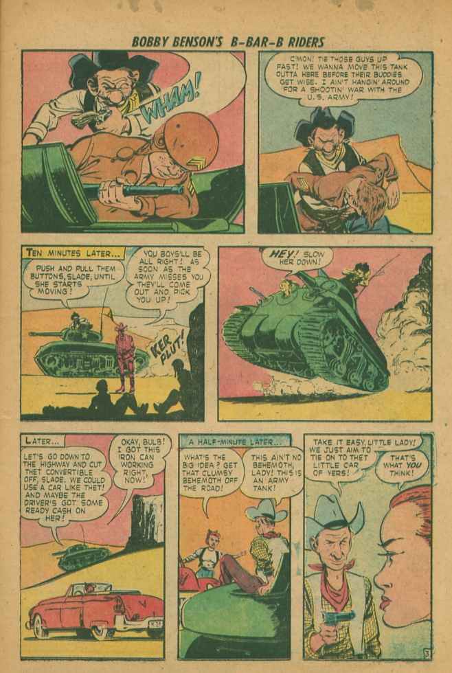 Read online Bobby Benson's B-Bar-B Riders comic -  Issue #12 - 5