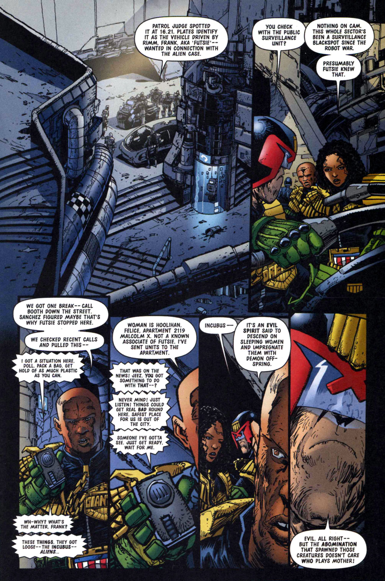 Read online Judge Dredd Vs. Aliens:  Incubus comic -  Issue #2 - 27