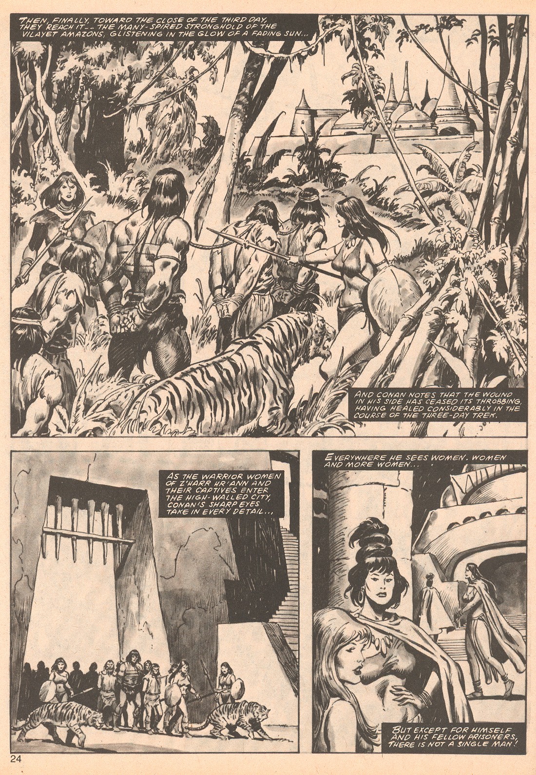 Read online The Savage Sword Of Conan comic -  Issue #62 - 24