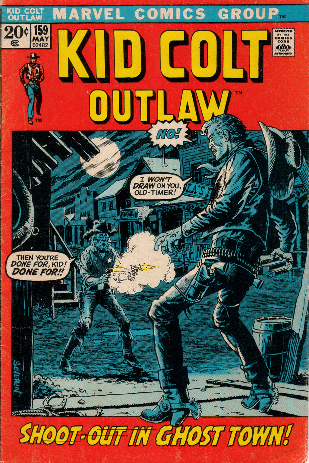 Read online Kid Colt Outlaw comic -  Issue #159 - 1