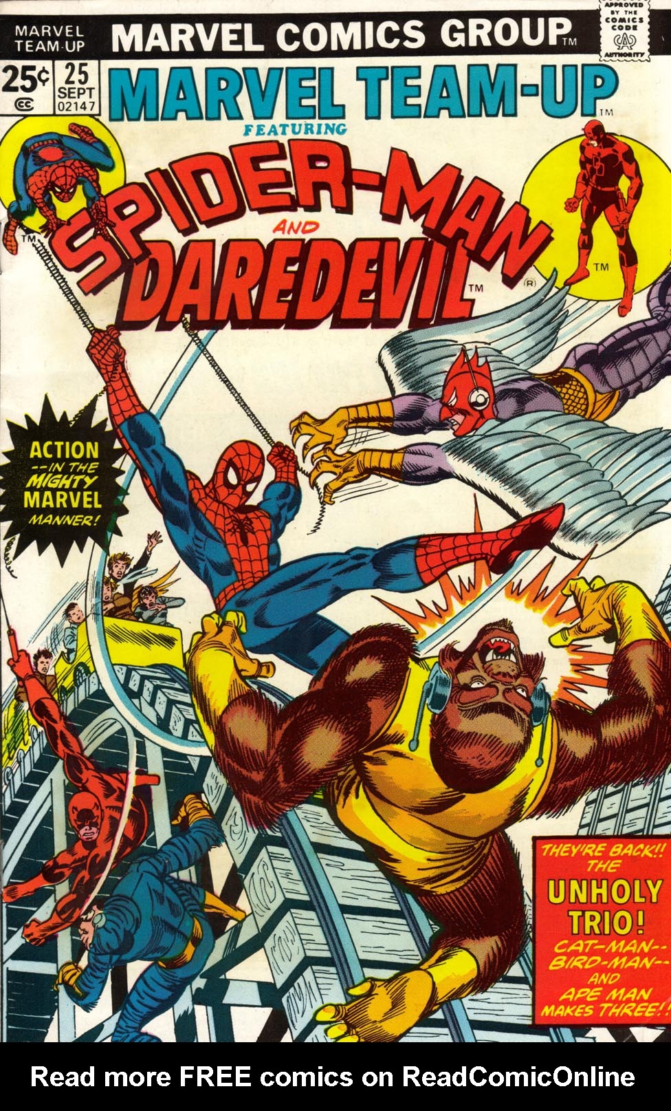 Read online Marvel Team-Up (1972) comic -  Issue #25 - 1