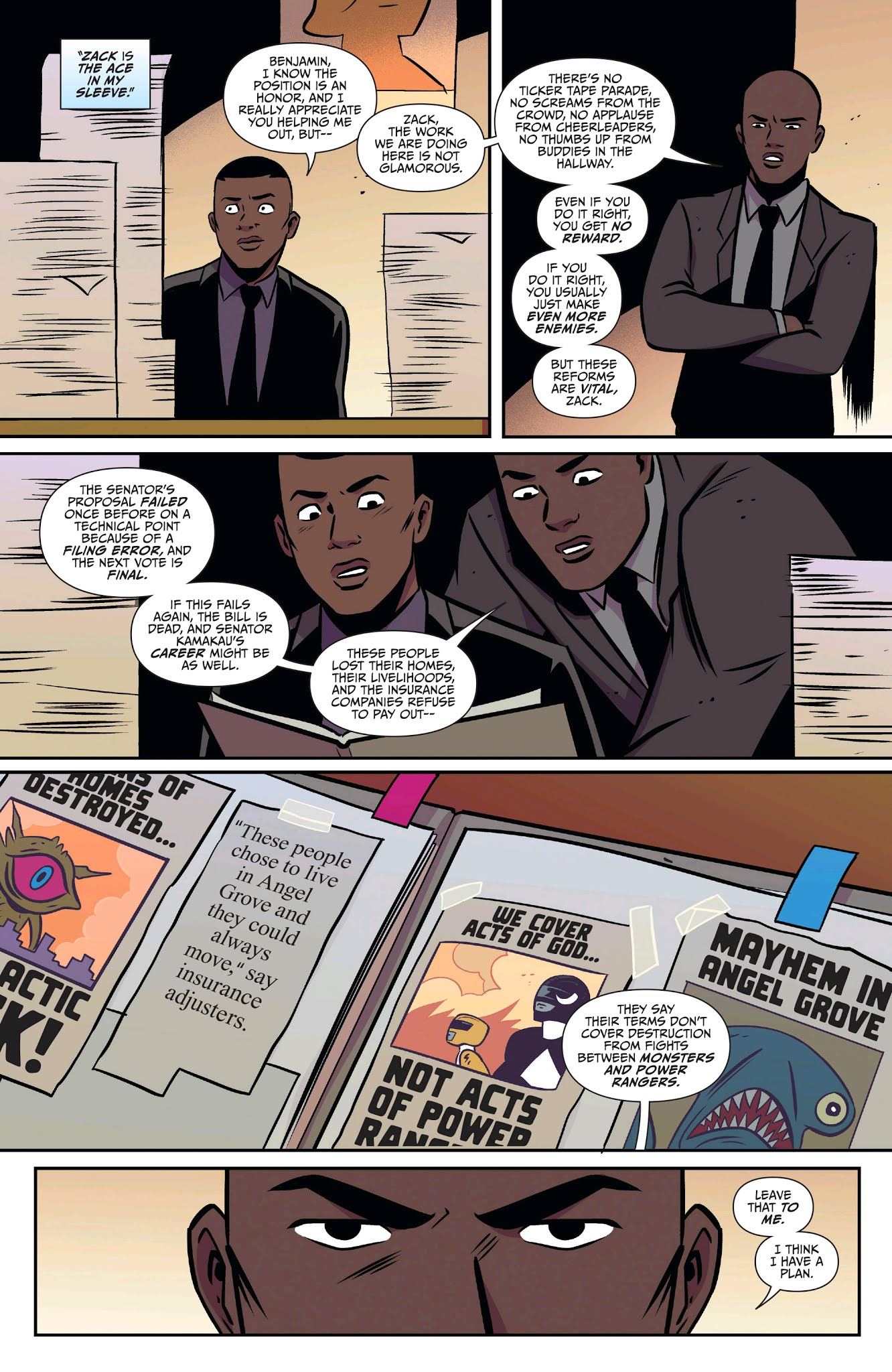 Read online Saban's Go Go Power Rangers: Back To School comic -  Issue # Full - 11