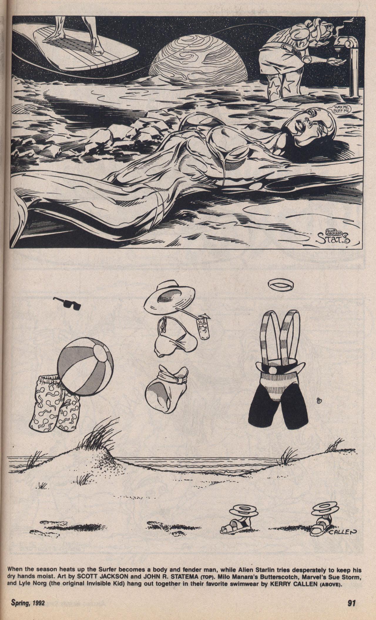 Read online Amazing Heroes Swimsuit Special comic -  Issue # TPB 3 - 90