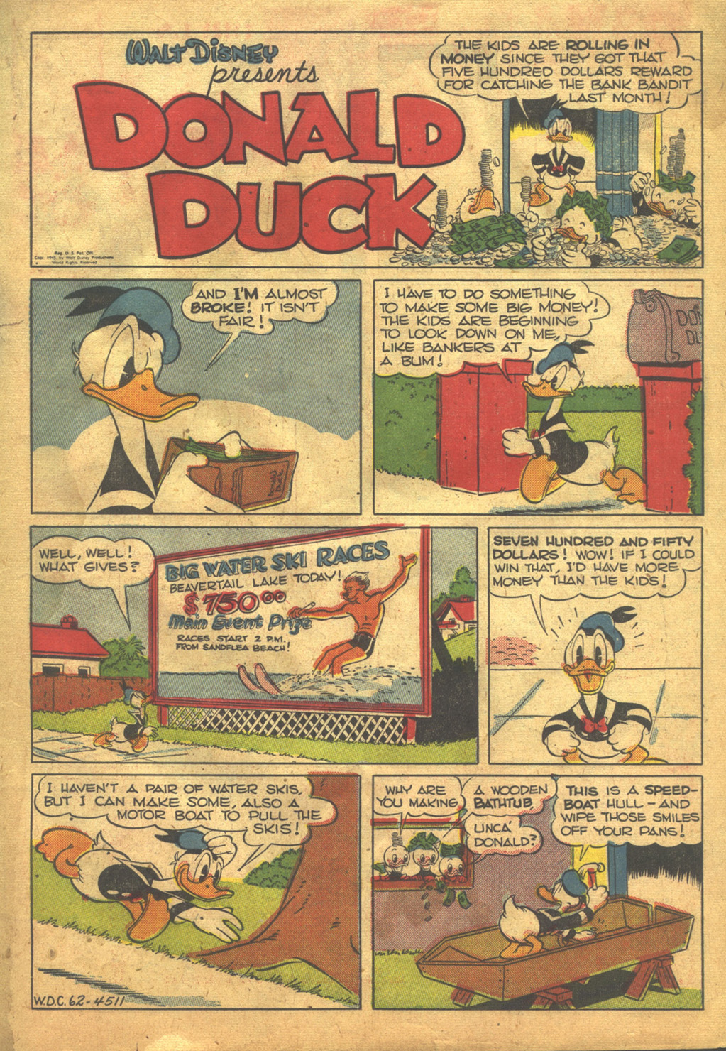 Read online Walt Disney's Comics and Stories comic -  Issue #62 - 3