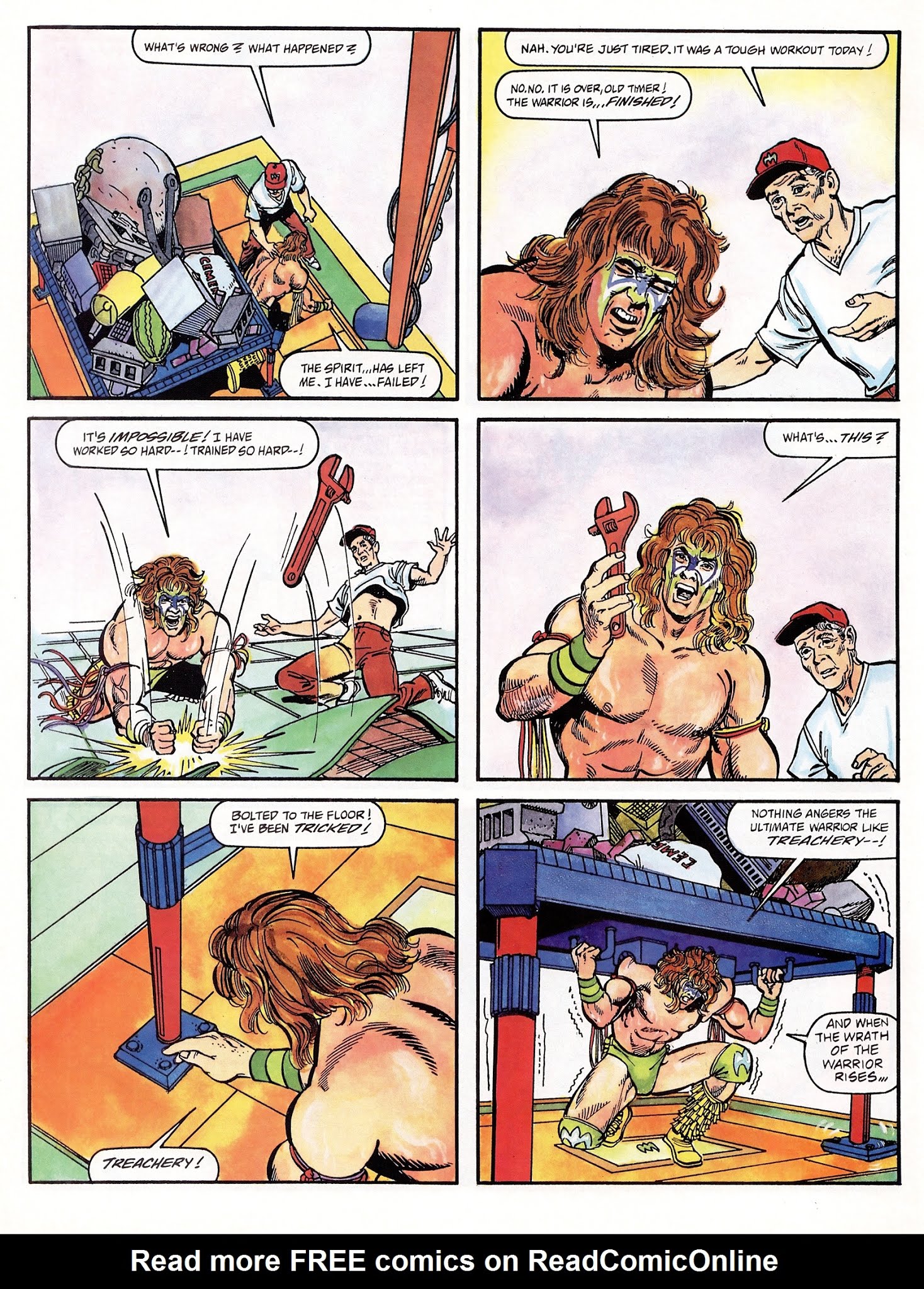 Read online WWF Battlemania comic -  Issue #2 - 22