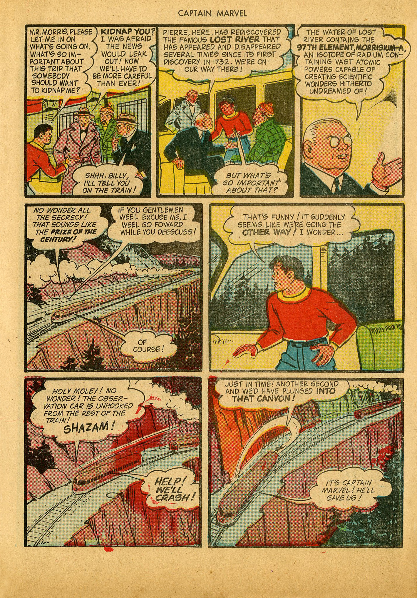 Read online Captain Marvel Adventures comic -  Issue #36 - 19