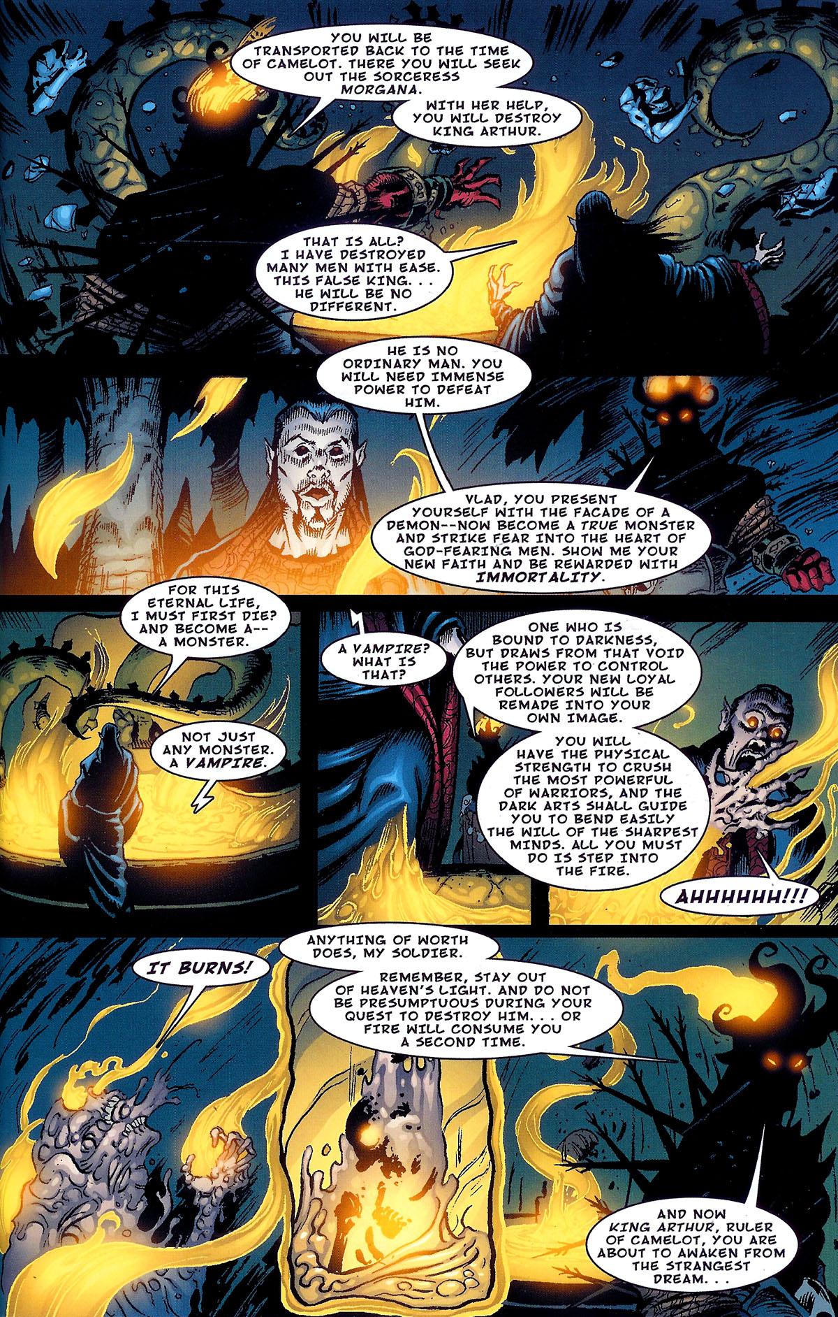 Read online Dracula vs King Arthur comic -  Issue #1 - 21