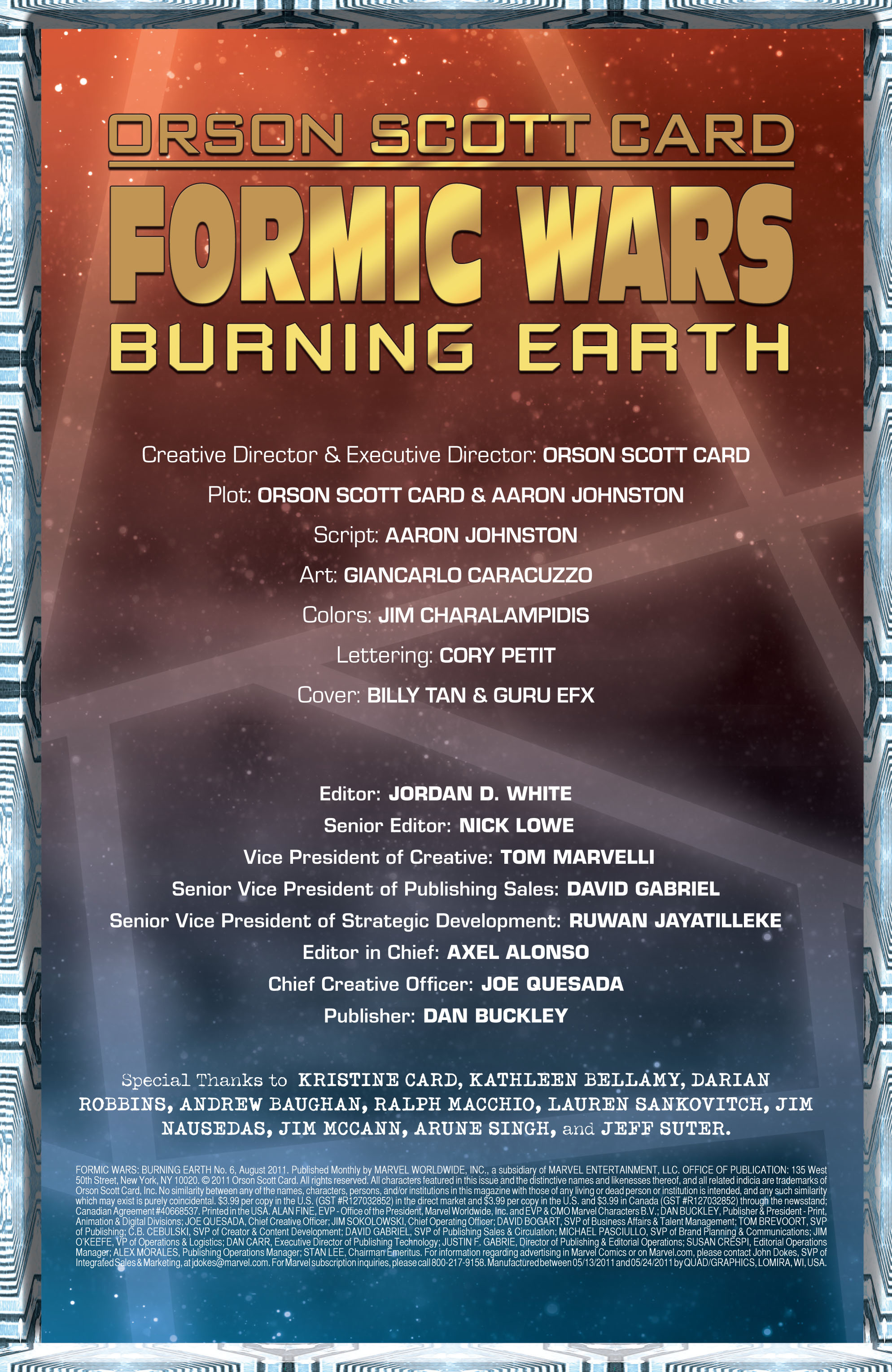 Read online Formic Wars: Burning Earth comic -  Issue #6 - 2