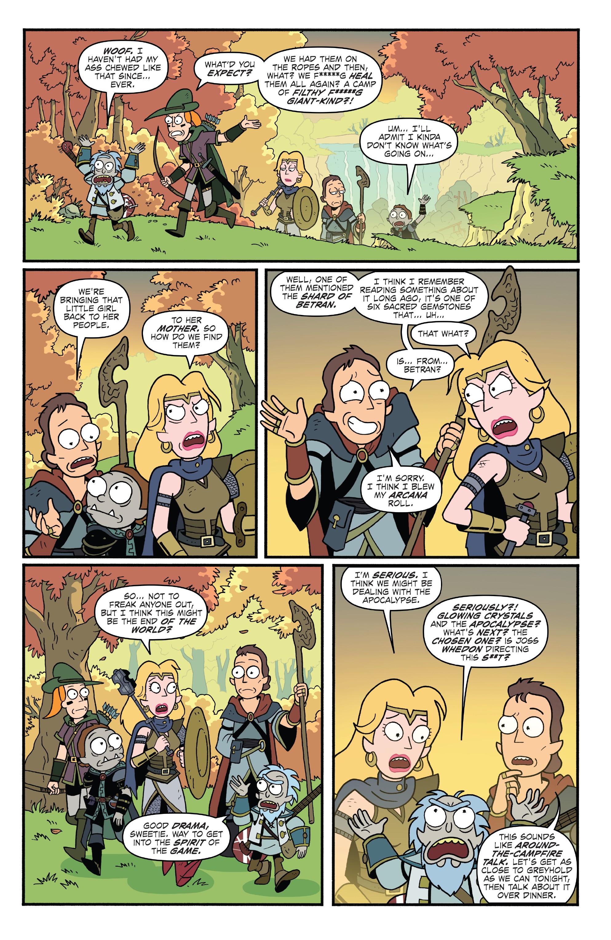Read online Rick and Morty vs Dungeons & Dragons comic -  Issue #4 - 7