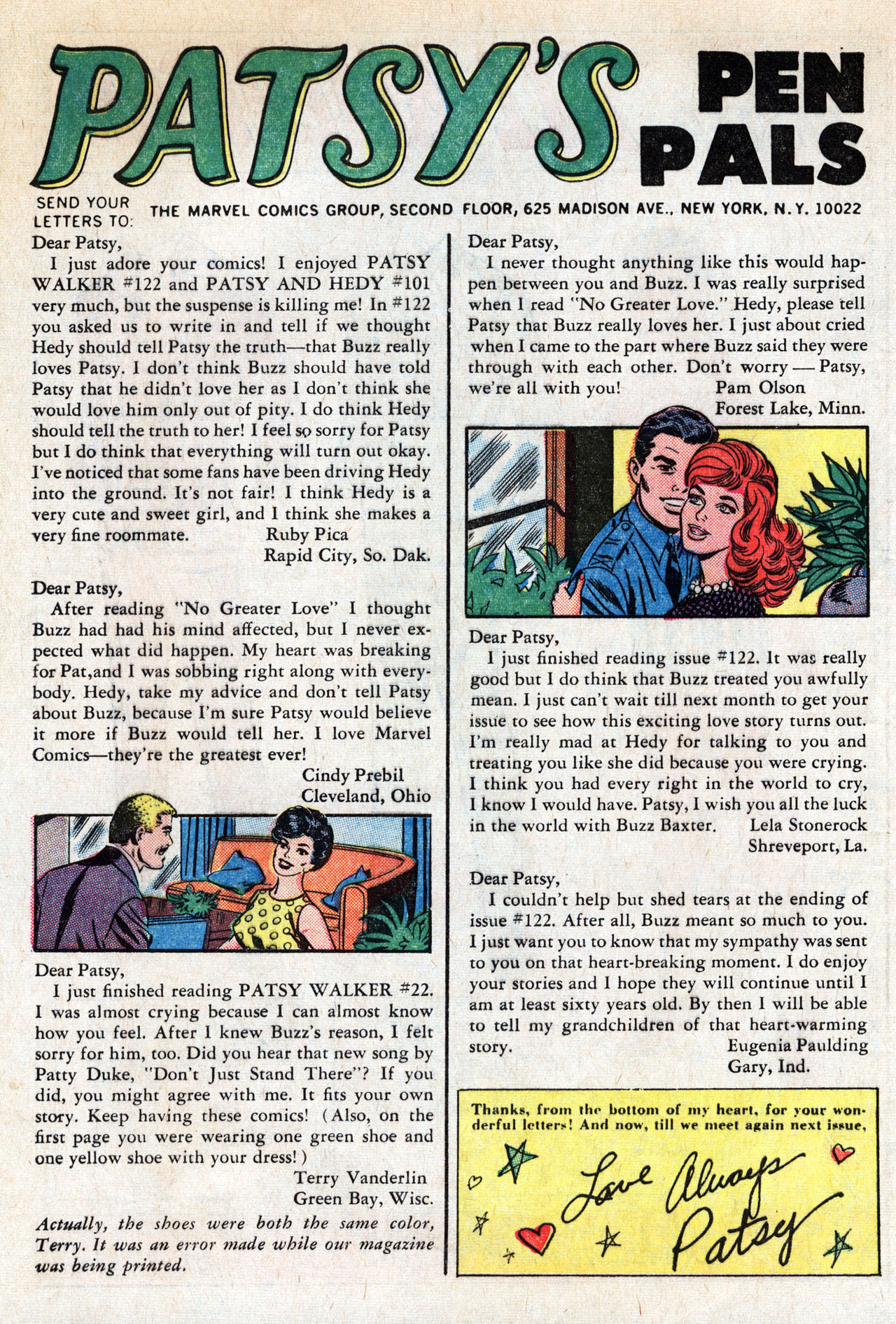 Read online Patsy Walker comic -  Issue #124 - 32
