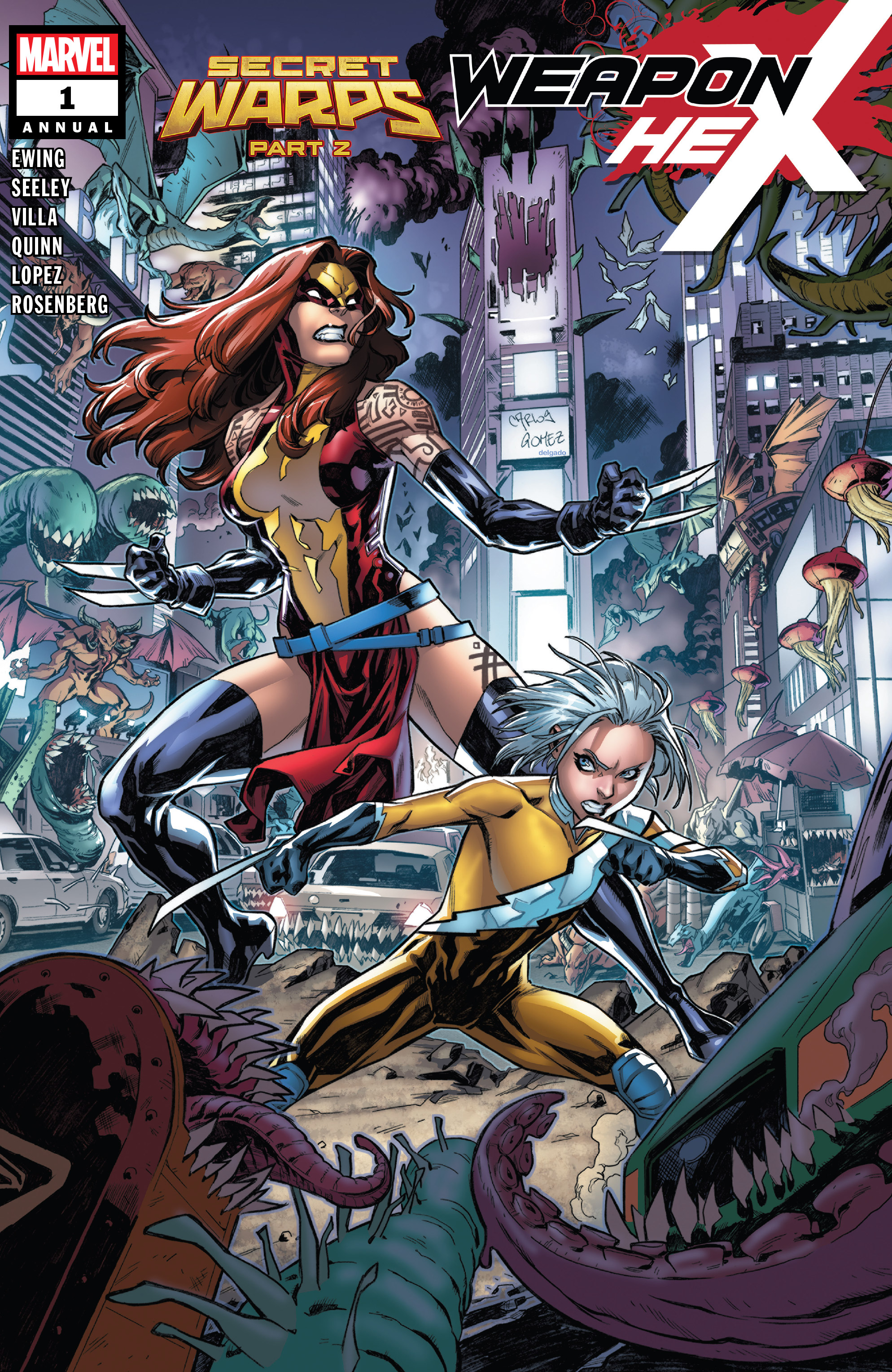 Read online Secret Warps: Weapon Hex Annual comic -  Issue # Full - 1