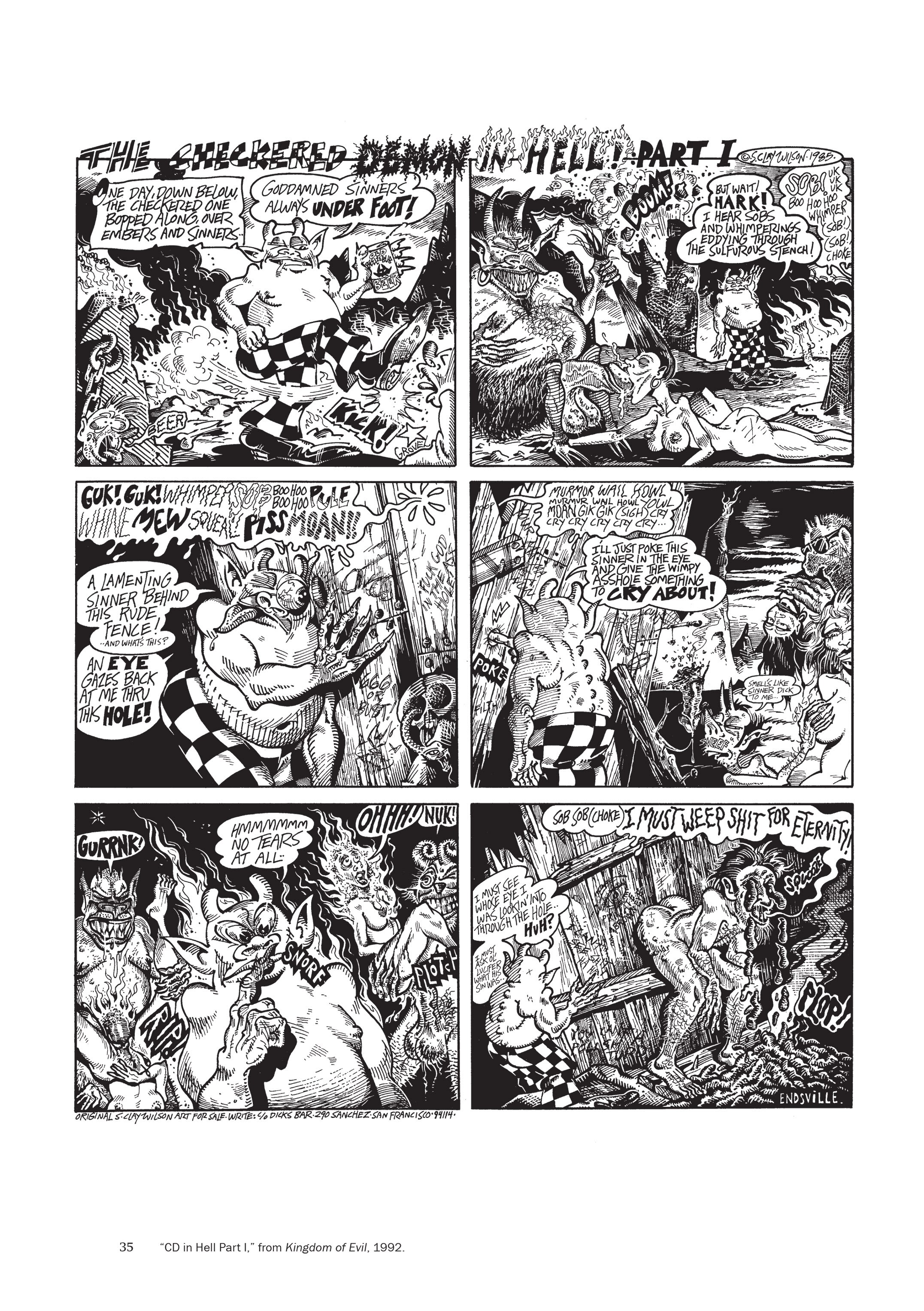 Read online The Mythology of S. Clay Wilson comic -  Issue # Belgian Lace from Hell (Part 1) - 37