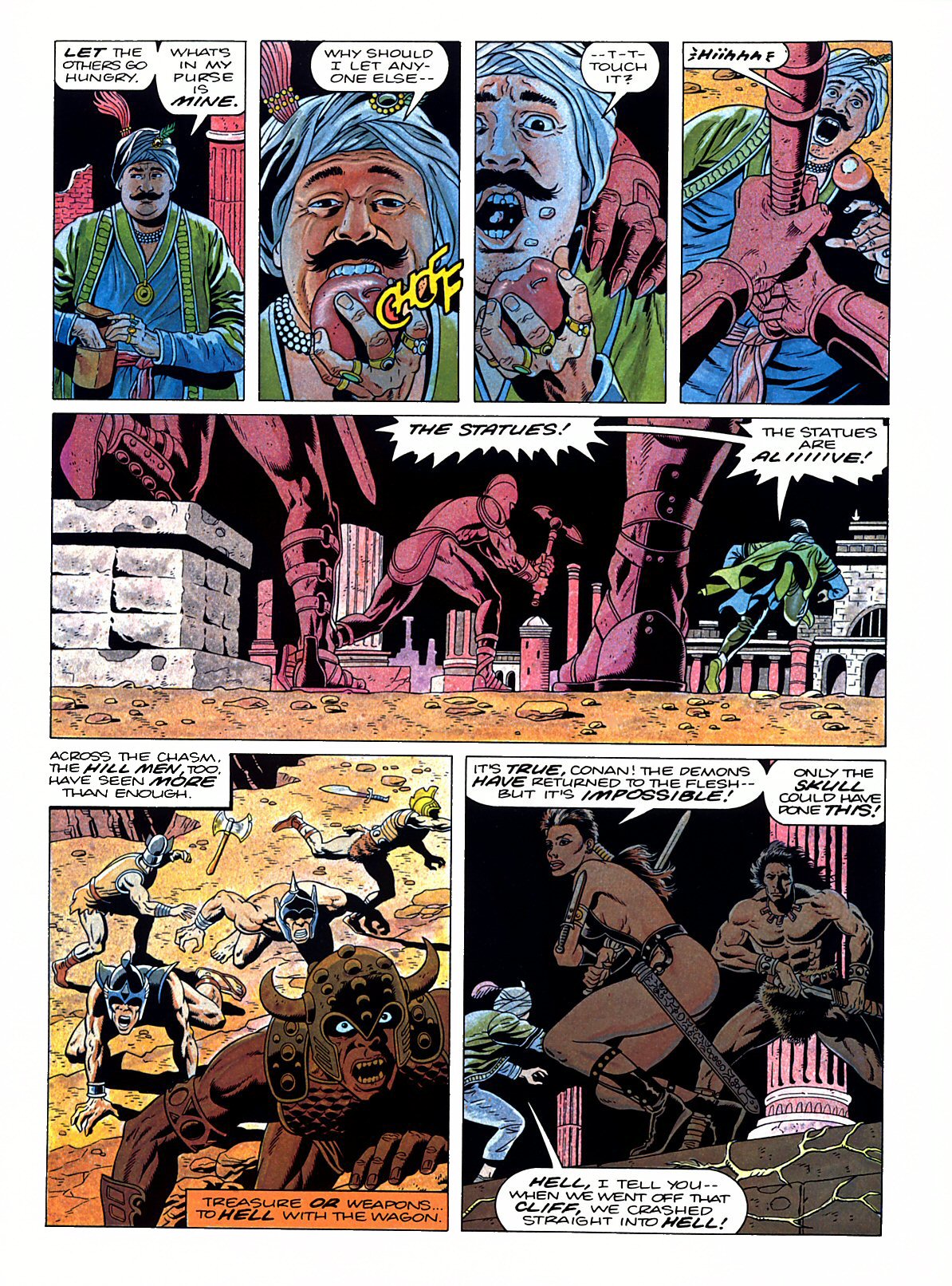 Read online Marvel Graphic Novel comic -  Issue #53 - Conan - The Skull of Set - 45