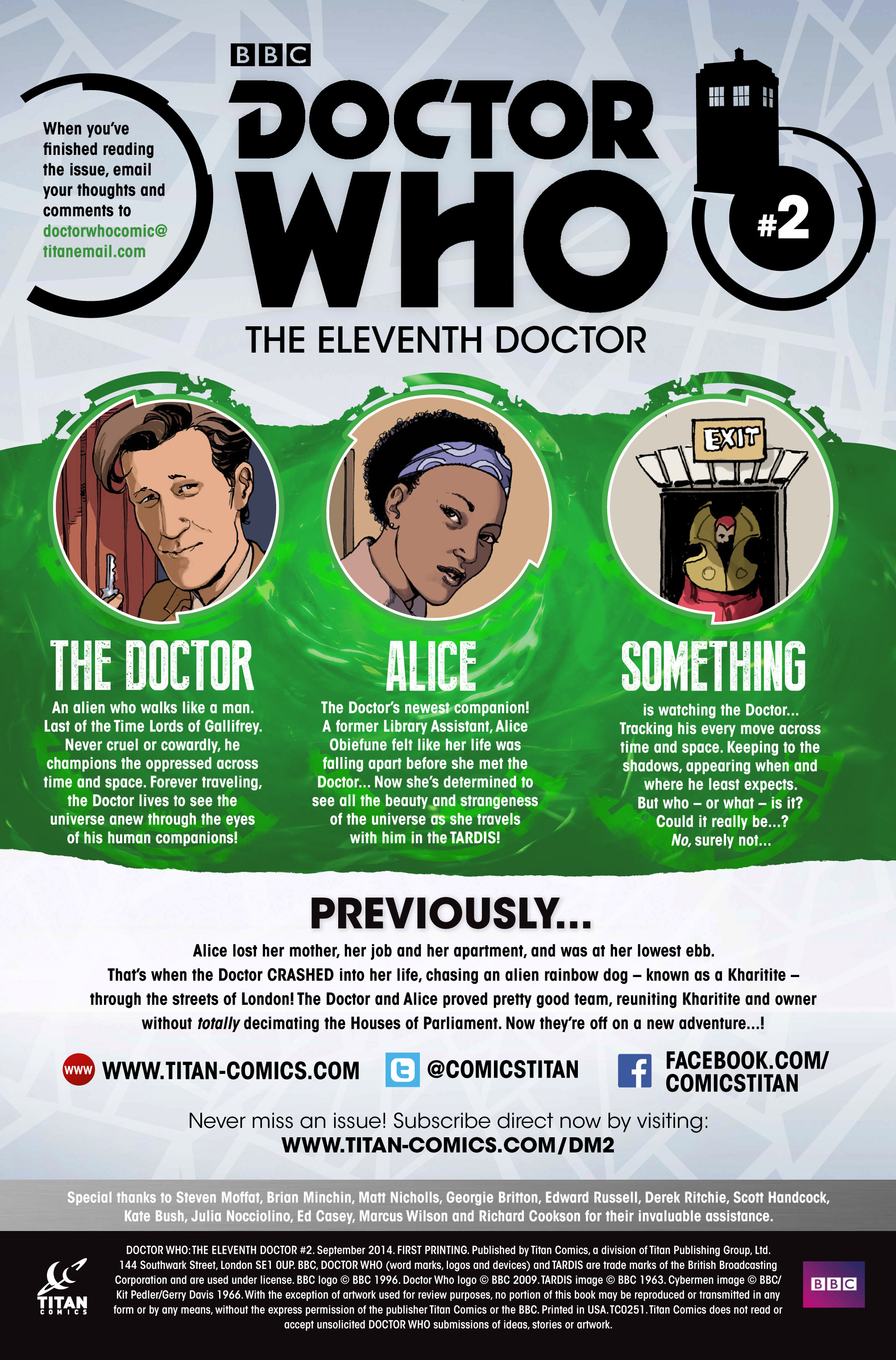 Read online Doctor Who: The Eleventh Doctor comic -  Issue #2 - 2