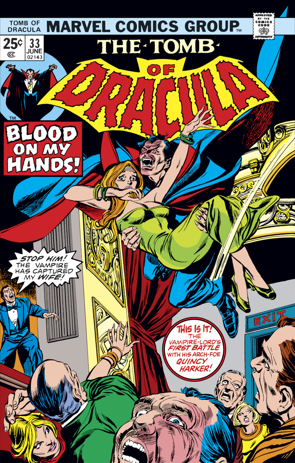Read online Tomb of Dracula (1972) comic -  Issue #33 - 1