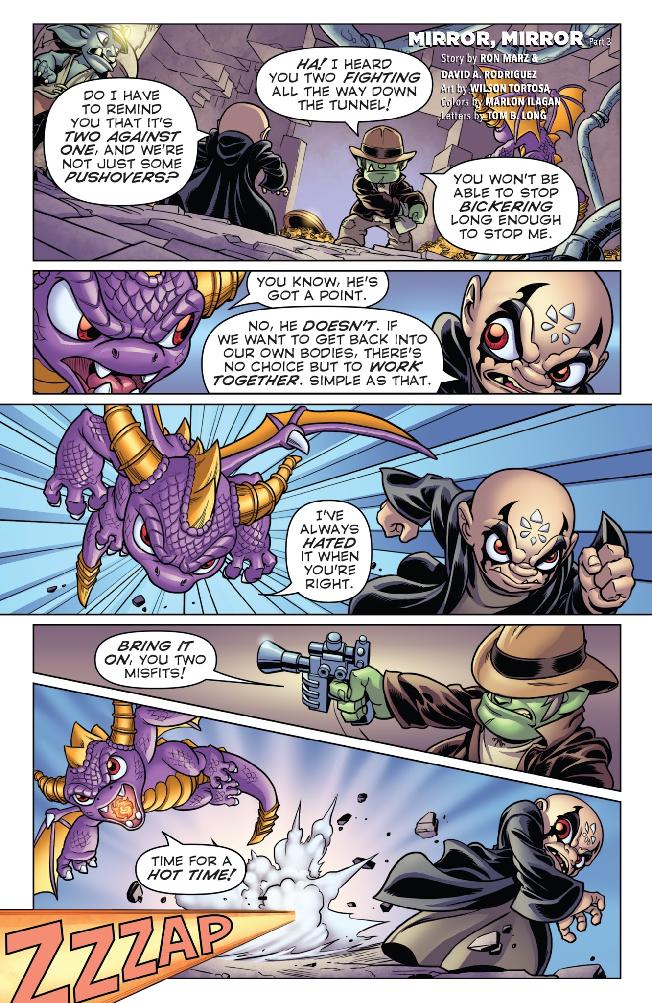 Read online Skylanders Quarterly-Spyro & Friends: Biting Back comic -  Issue # Full - 34