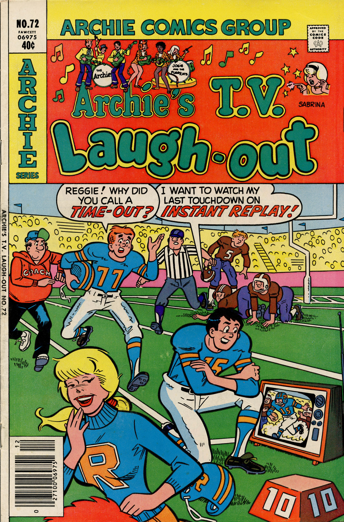 Read online Archie's TV Laugh-Out comic -  Issue #72 - 1