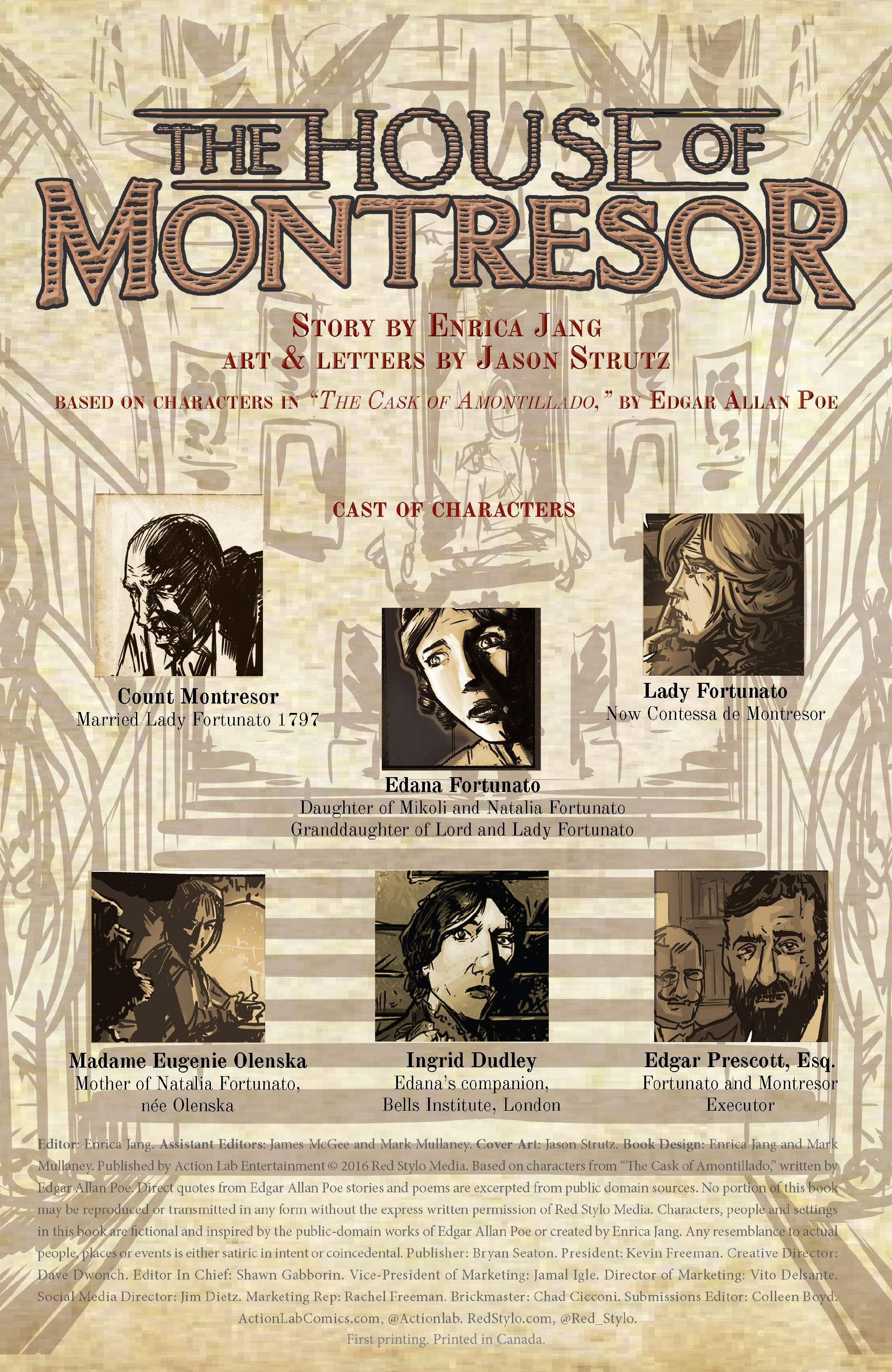 Read online The House of Montresor comic -  Issue #4 - 2