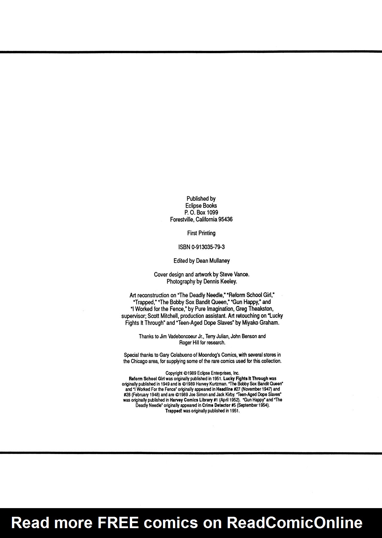 Read online Teen-Aged Dope Slaves and Reform School Girls comic -  Issue # TPB - 4