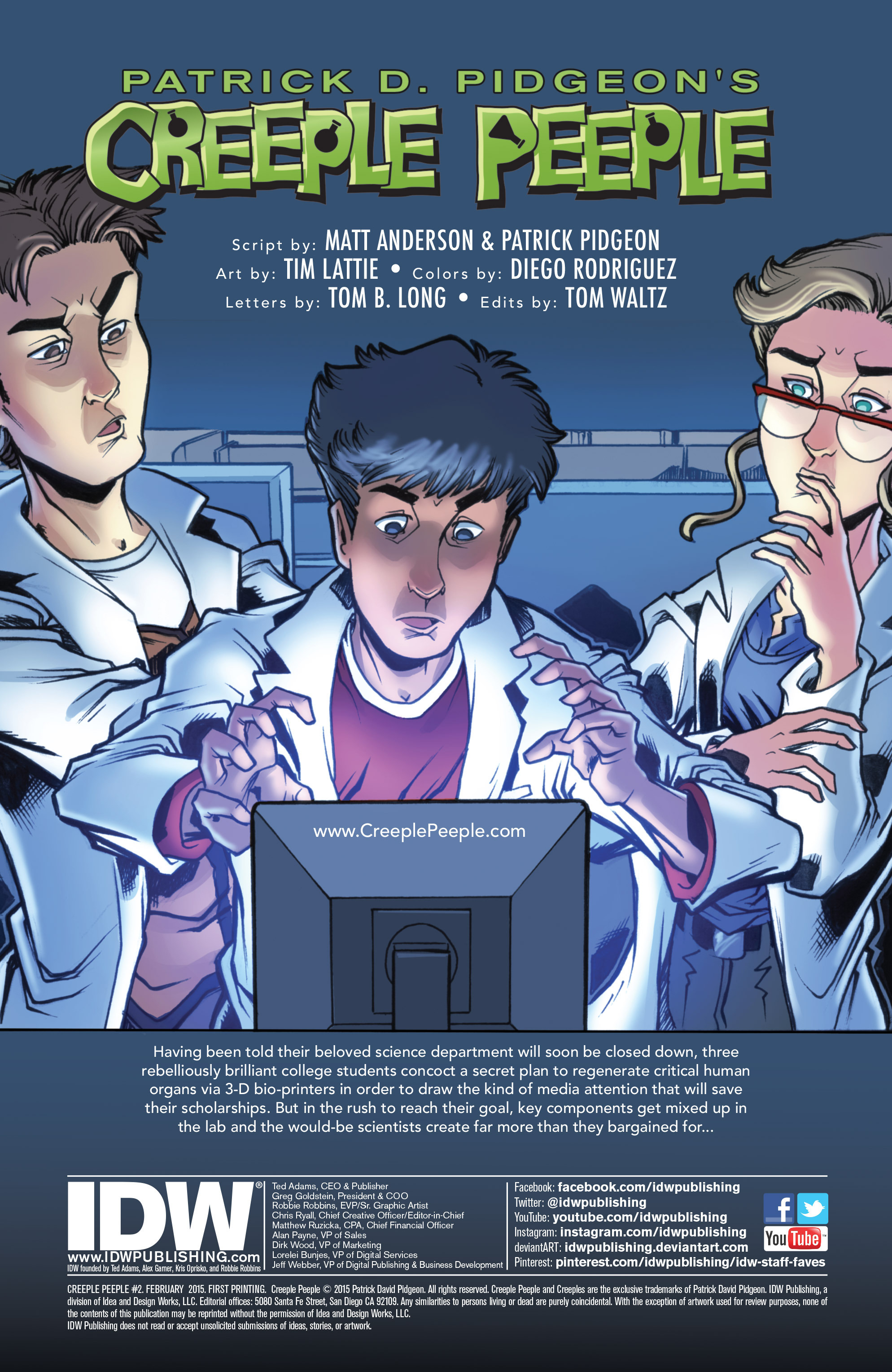 Read online Creeple Peeple comic -  Issue #2 - 2