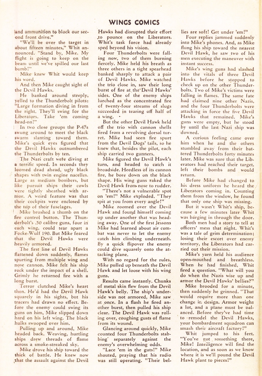 Read online Wings Comics comic -  Issue #37 - 50