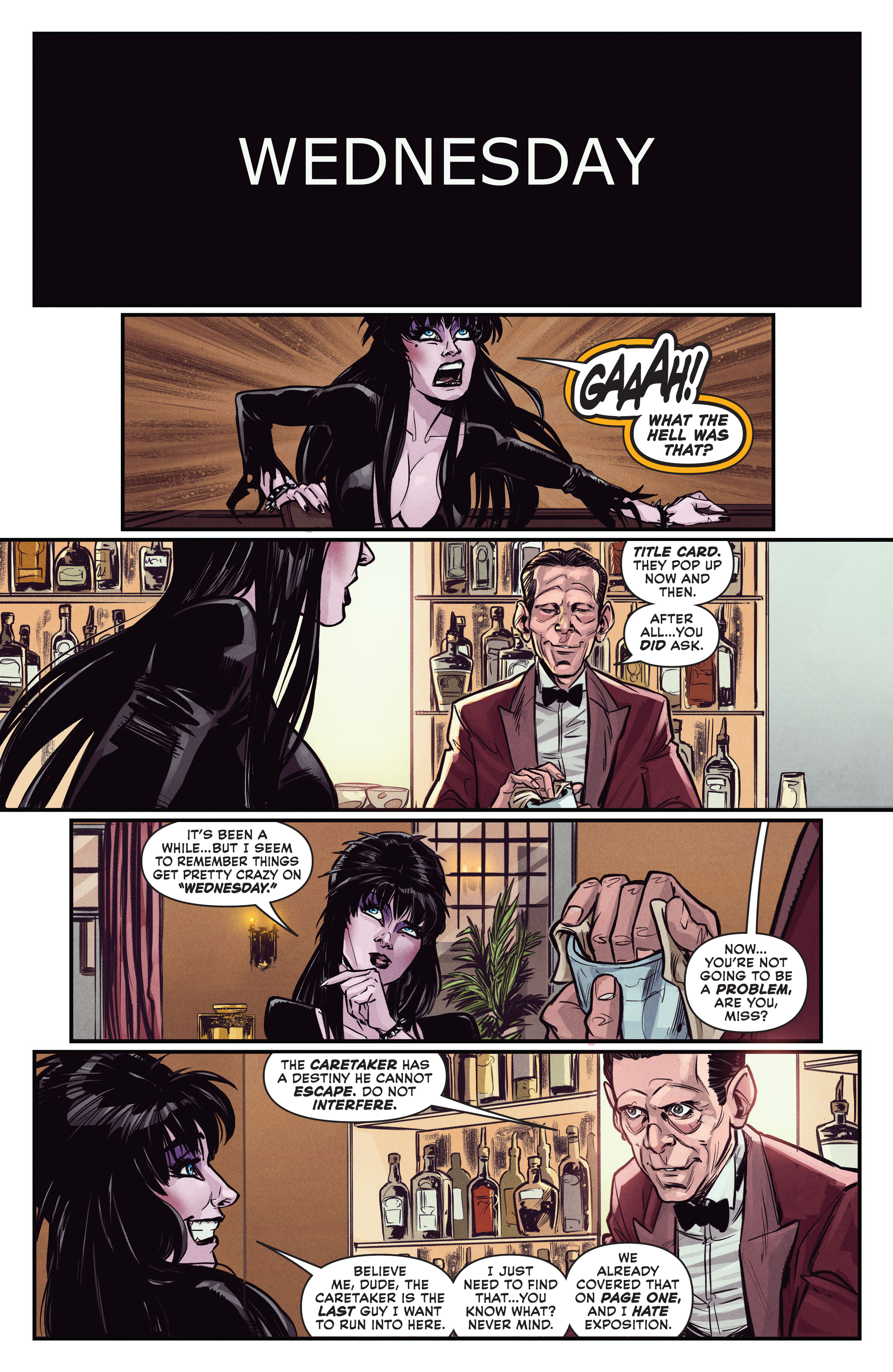 Read online Elvira in Horrorland comic -  Issue #2 - 9