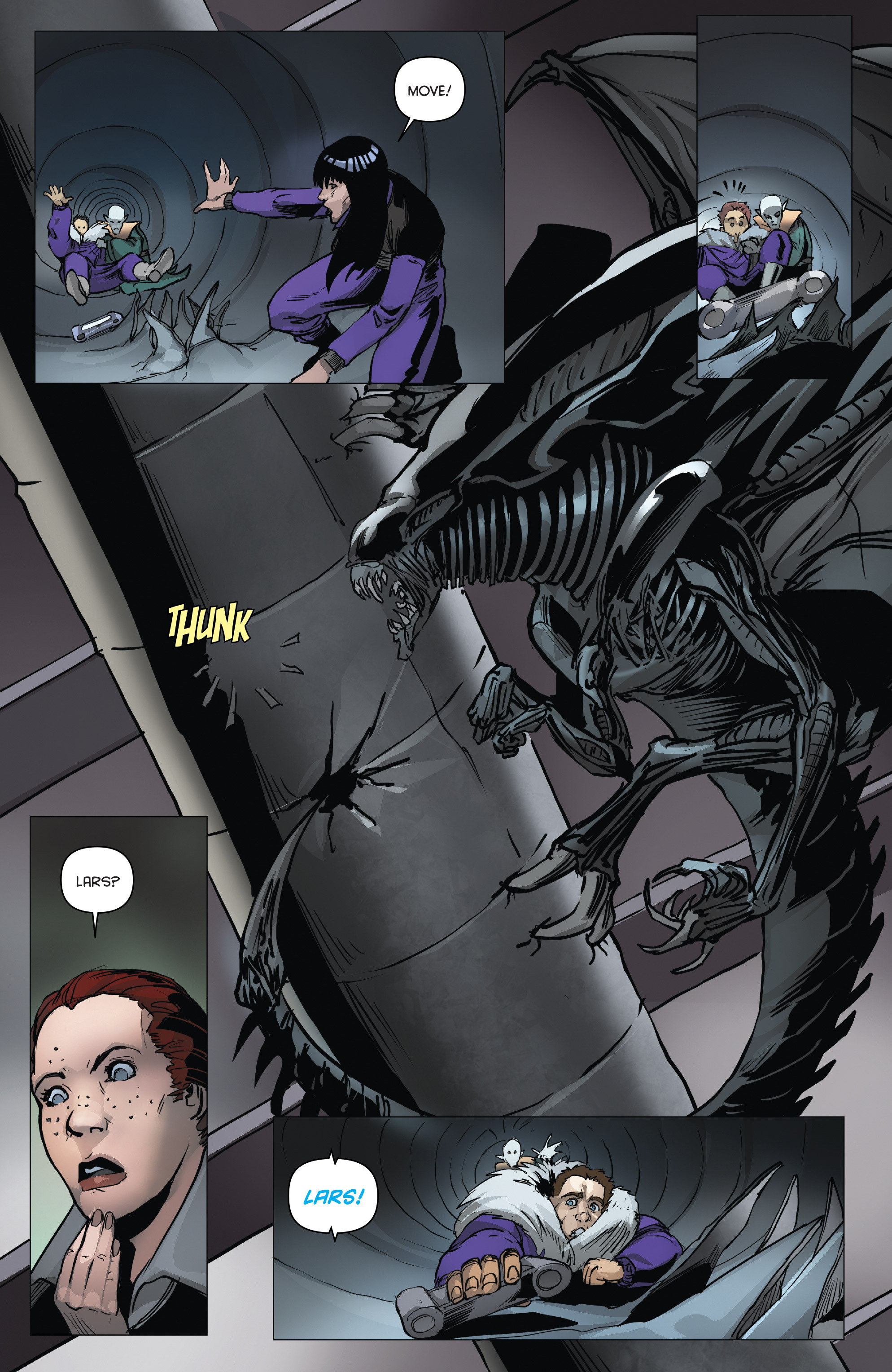 Read online Aliens/Vampirella comic -  Issue #5 - 19