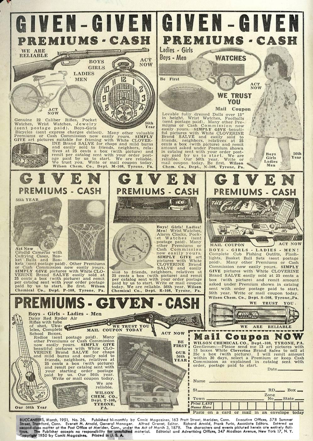 Read online Buccaneers comic -  Issue #26 - 2