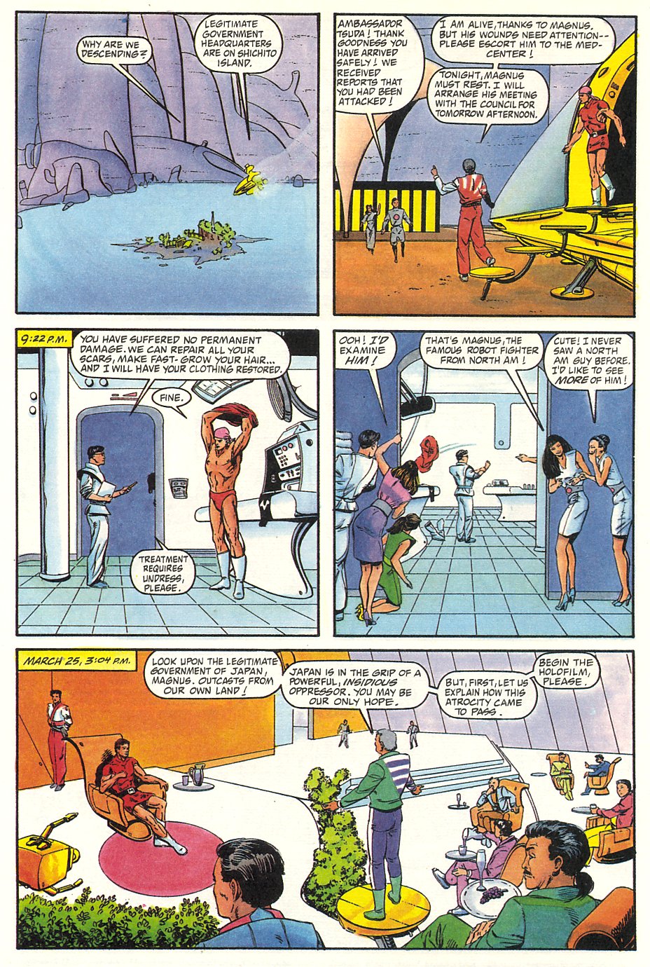 Read online Magnus Robot Fighter (1991) comic -  Issue #6 - 6