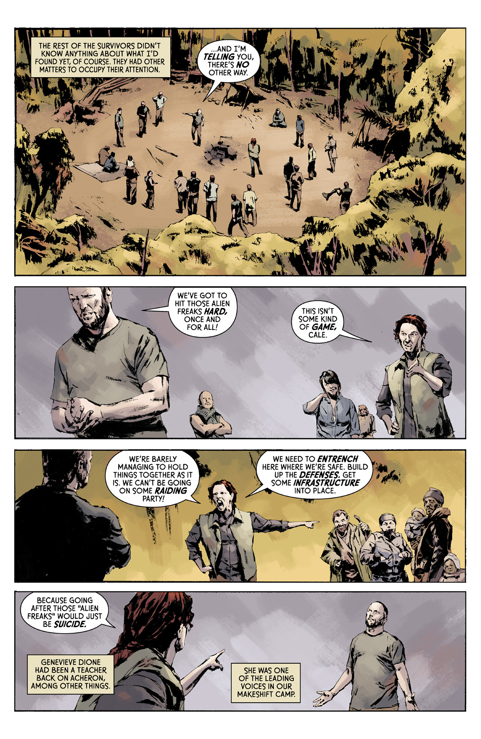 Read online Aliens: Fire and Stone comic -  Issue #2 - 6