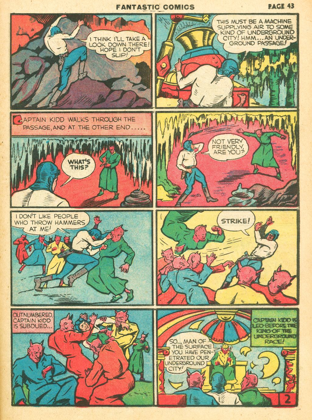 Read online Fantastic Comics comic -  Issue #12 - 45