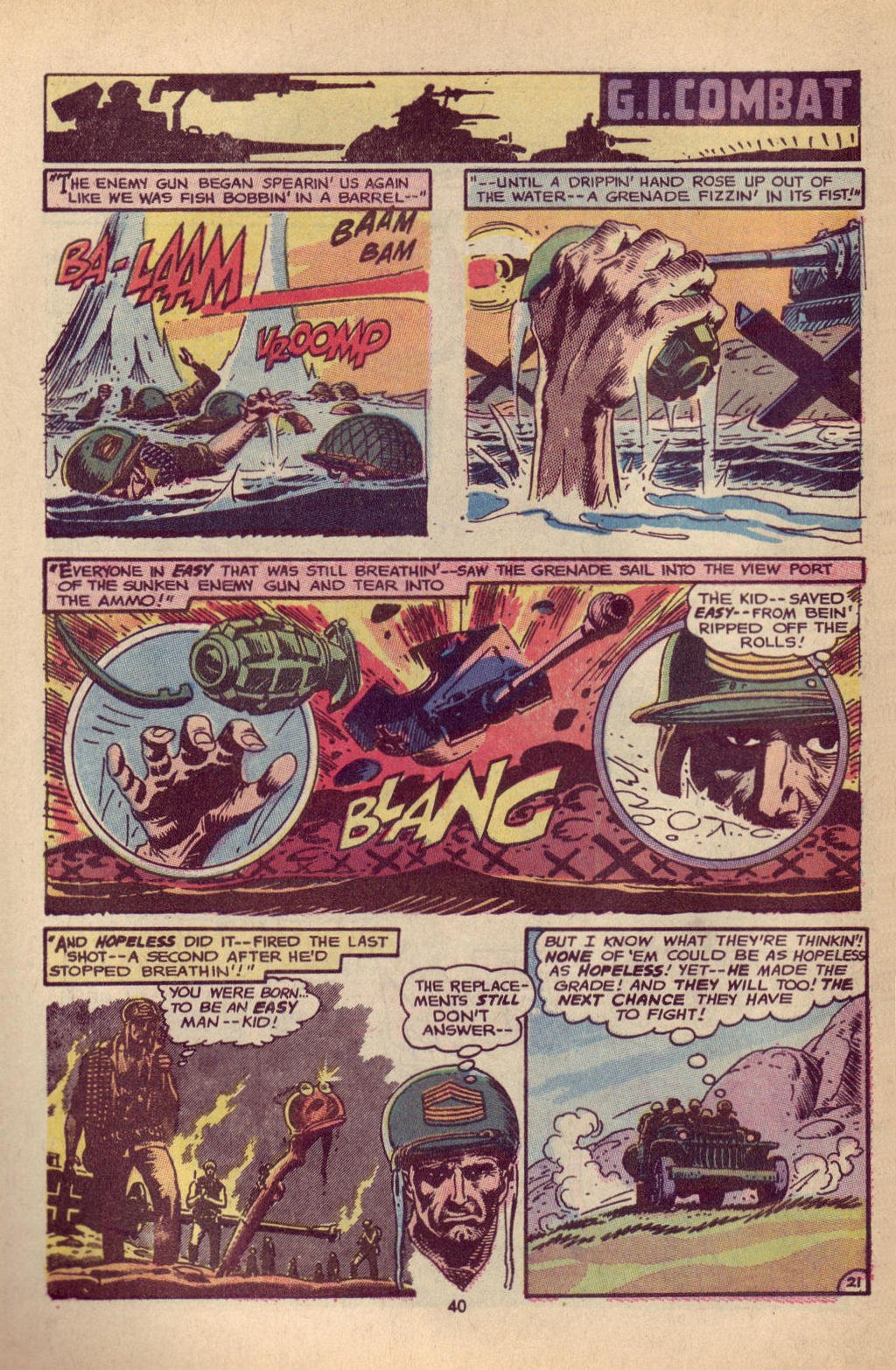 Read online G.I. Combat (1952) comic -  Issue #149 - 42