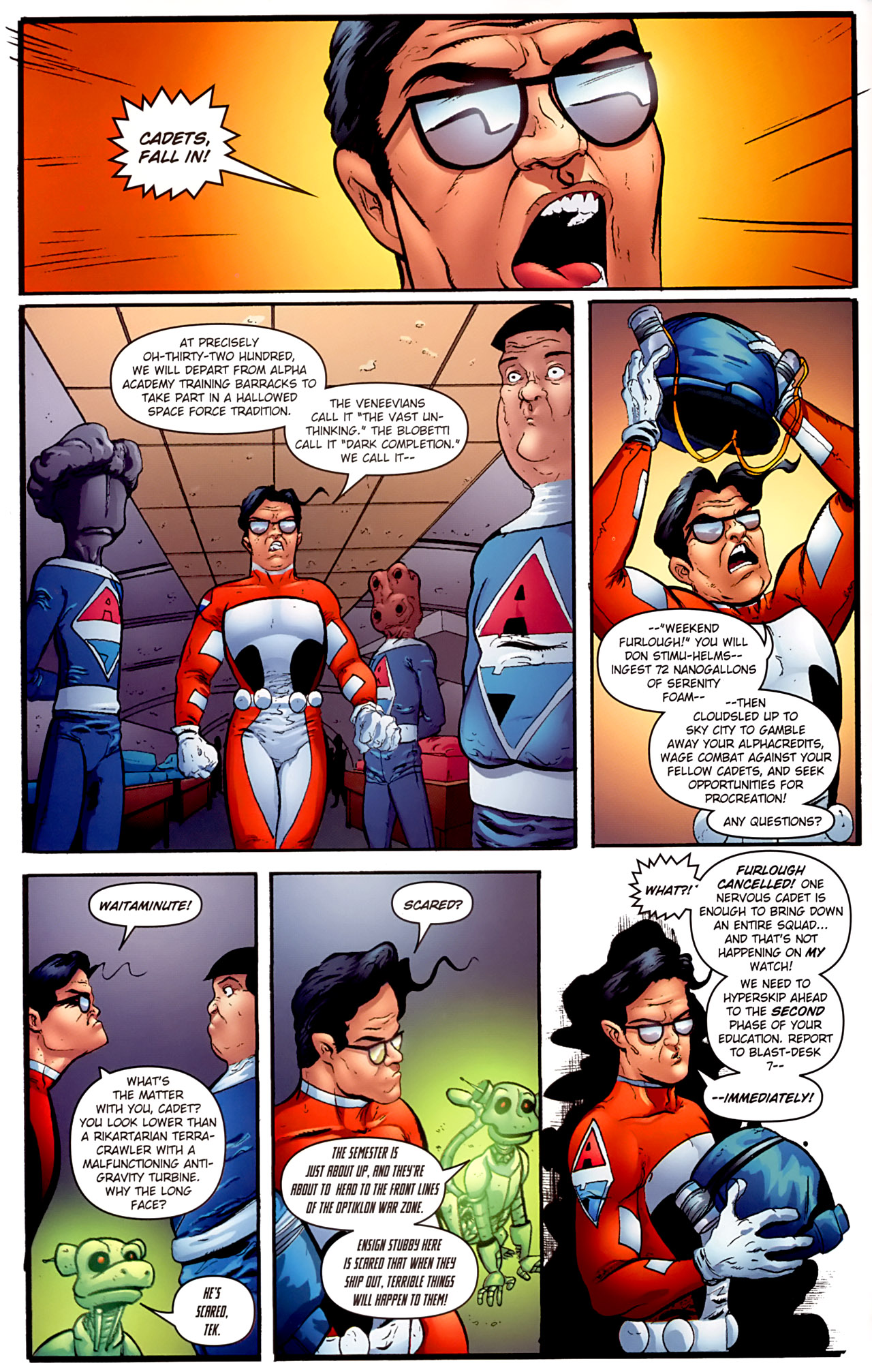 Read online Stephen Colbert's Tek Jansen comic -  Issue #2 - 11